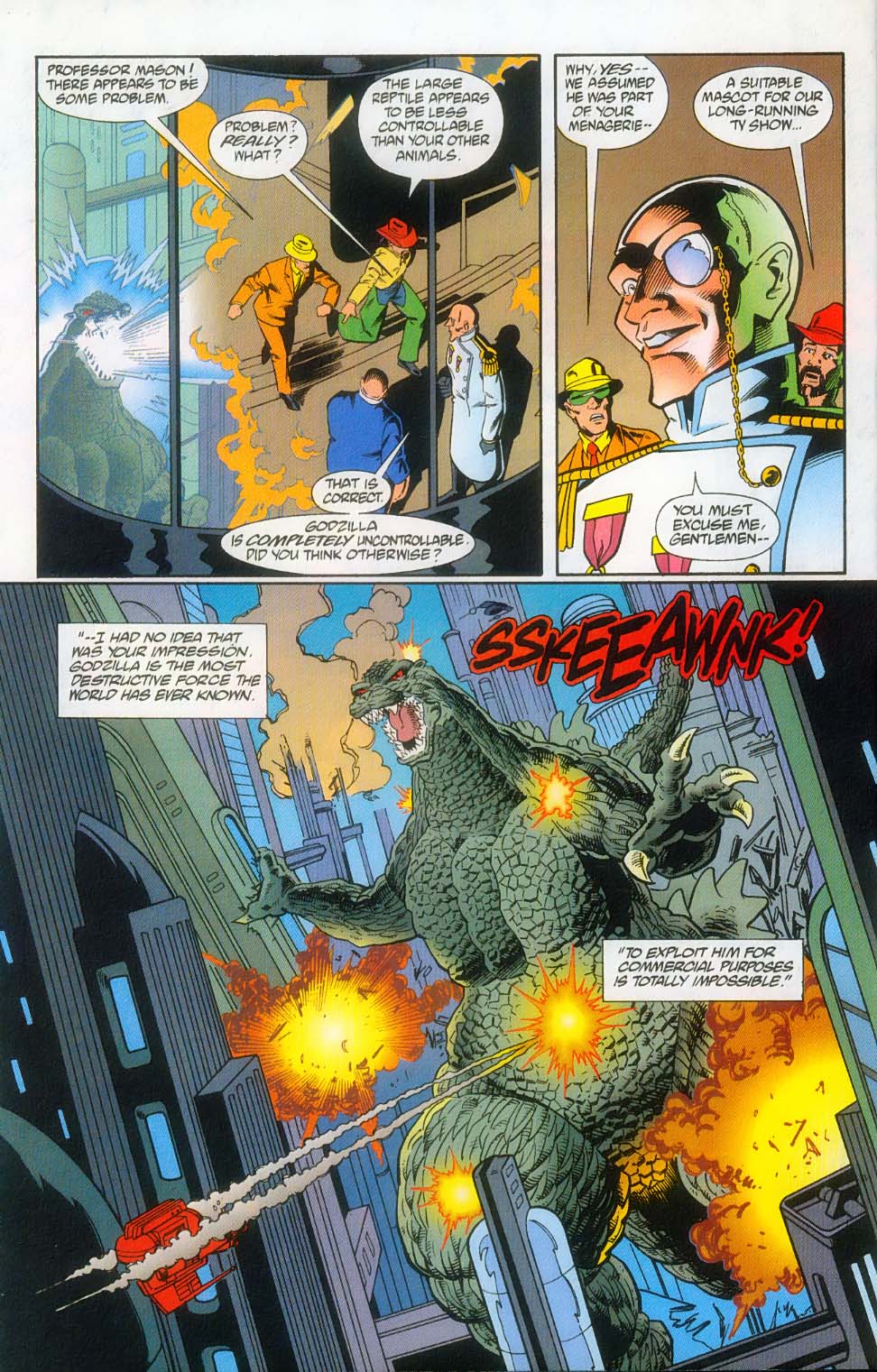 Read online Godzilla (1995) comic -  Issue #12 - 16