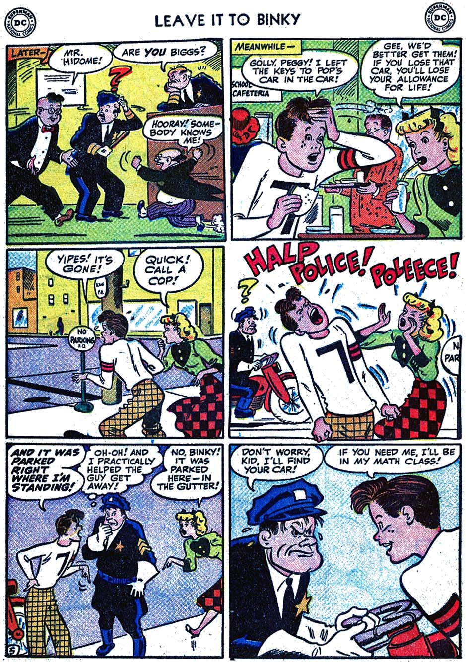 Read online Leave it to Binky comic -  Issue #34 - 38