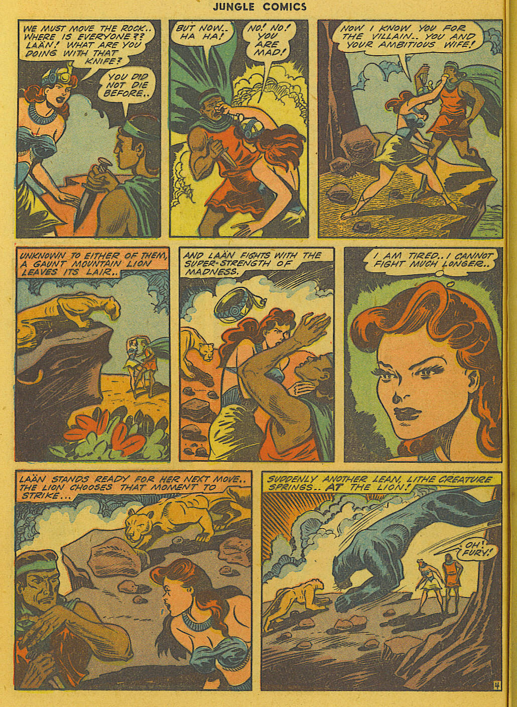 Read online Jungle Comics comic -  Issue #50 - 42