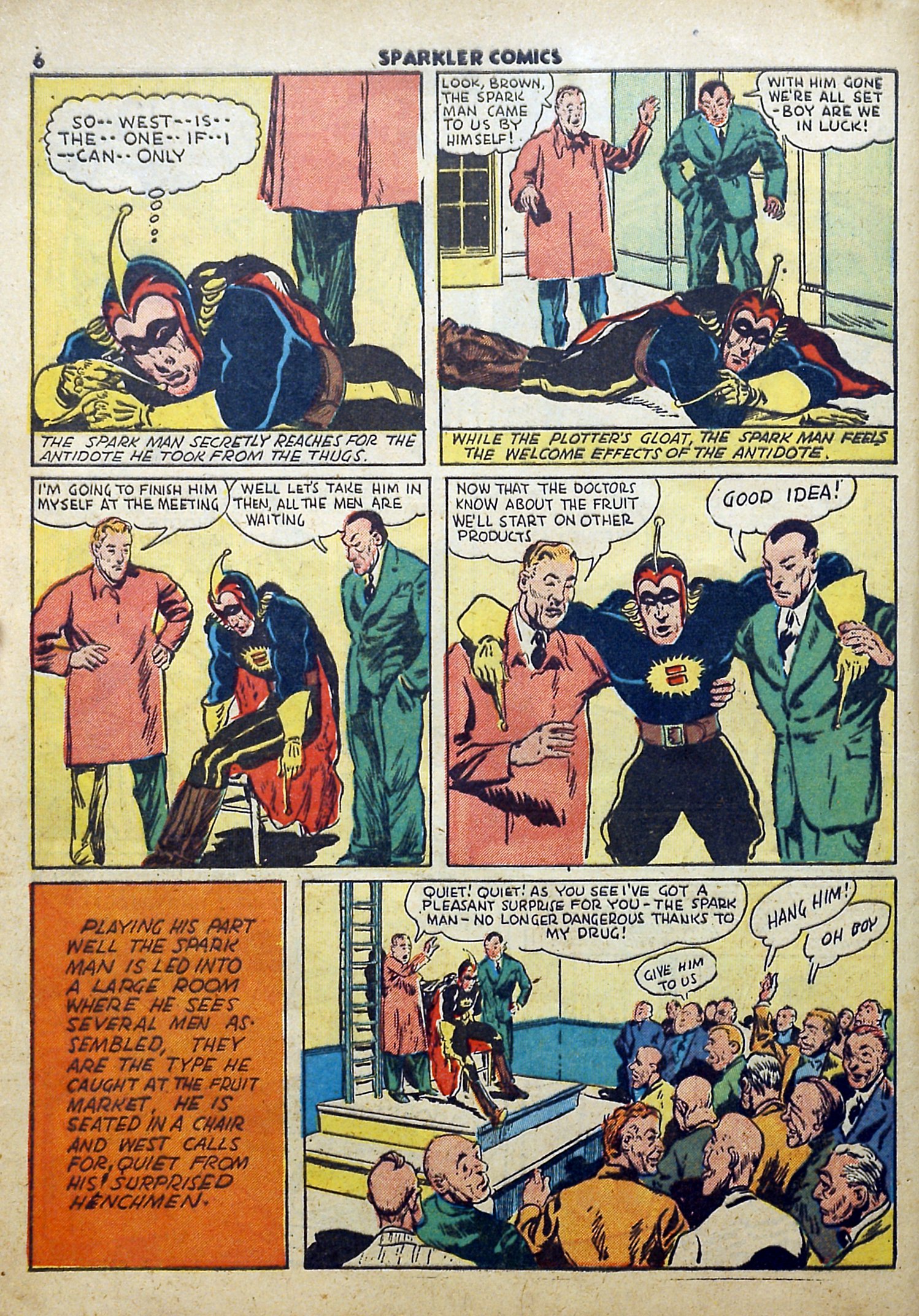 Read online Sparkler Comics comic -  Issue #2 - 8