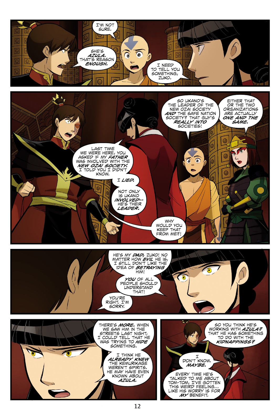 Nickelodeon Avatar: The Last Airbender - Smoke and Shadow issue Part 3 - Page 13