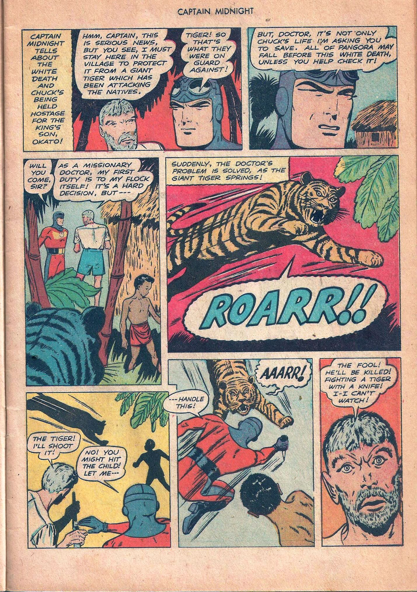 Read online Captain Midnight (1942) comic -  Issue #53 - 9