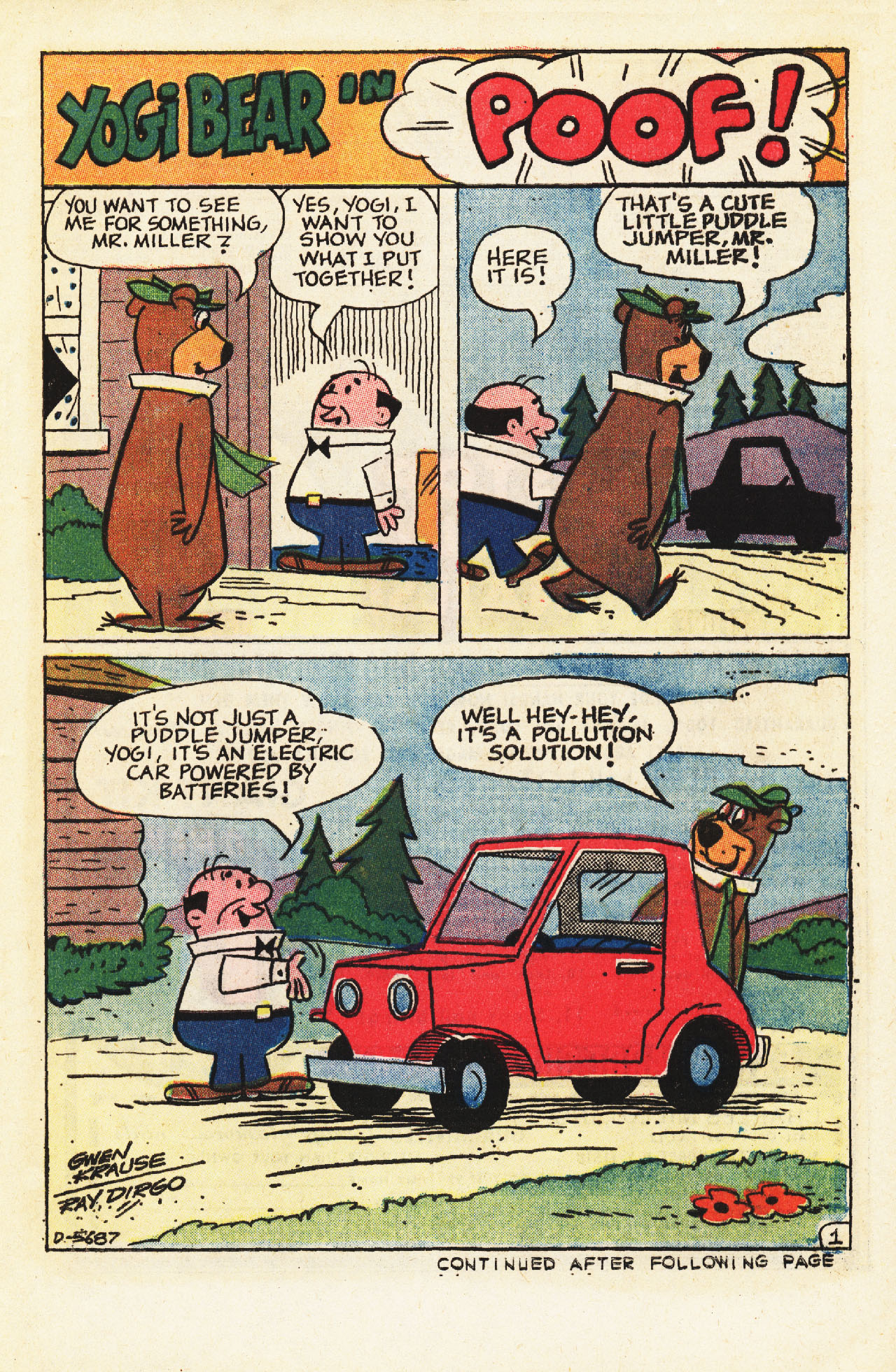 Read online Yogi Bear (1970) comic -  Issue #21 - 29