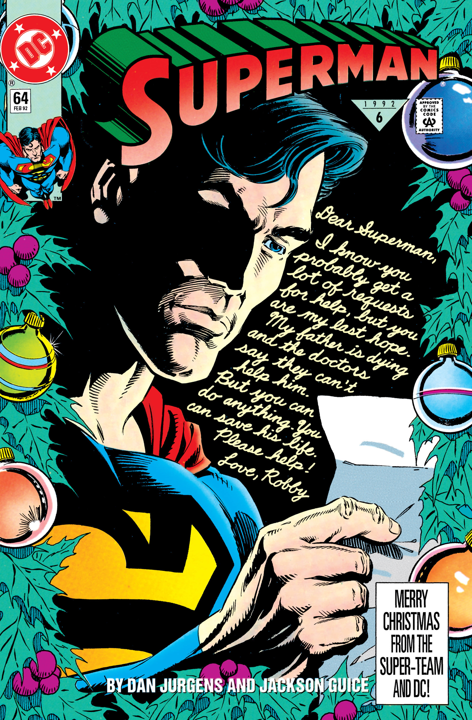 Read online Superman (1987) comic -  Issue #64 - 1