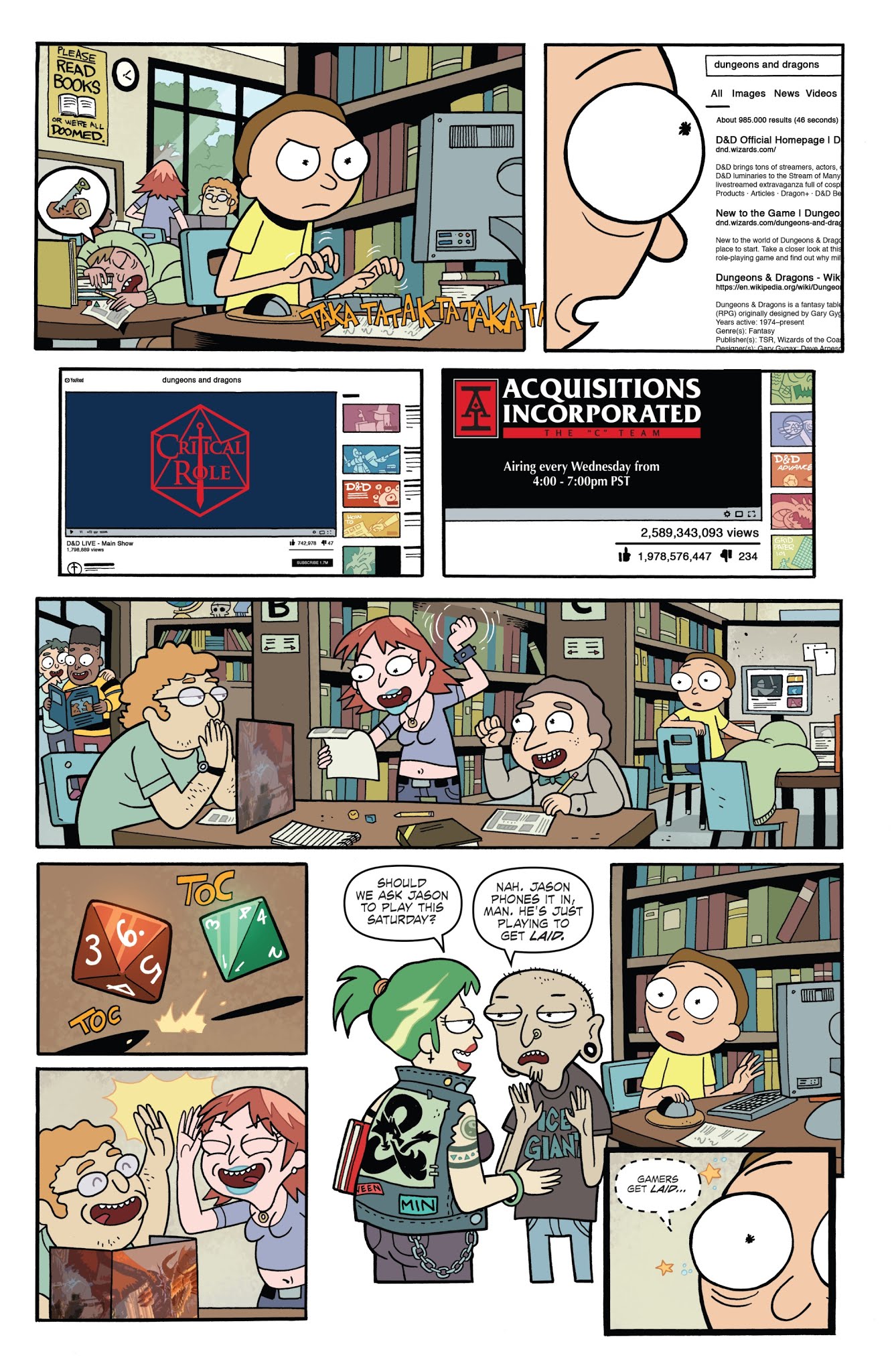 Read online Rick and Morty vs Dungeons & Dragons comic -  Issue #1 - 6