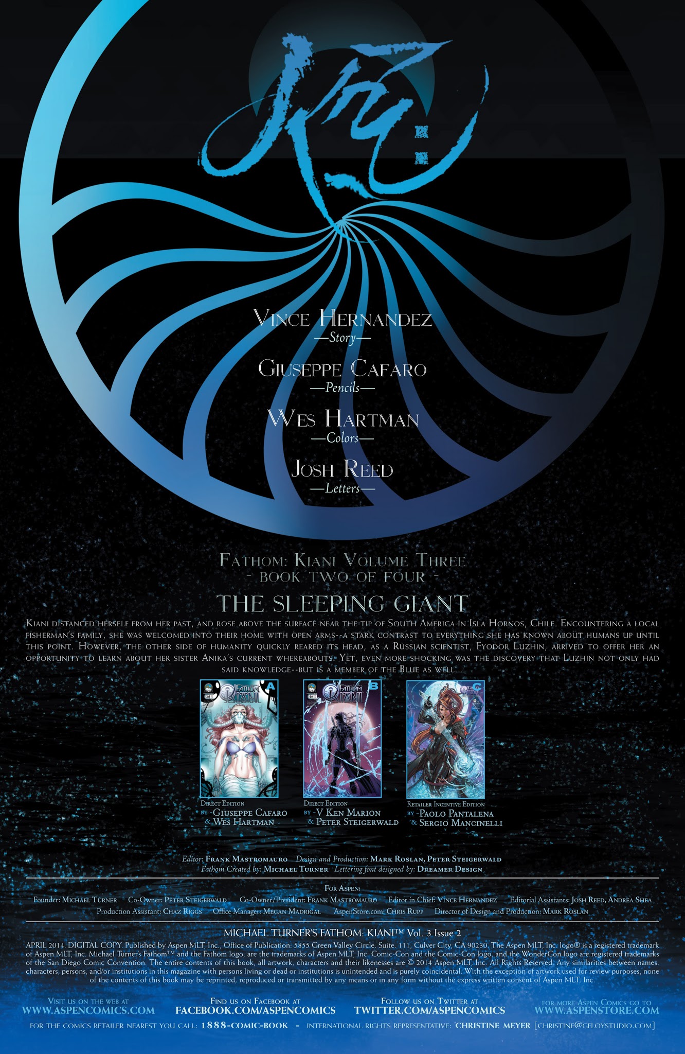 Read online Michael Turner's Fathom: Kiani (2014) comic -  Issue #2 - 3