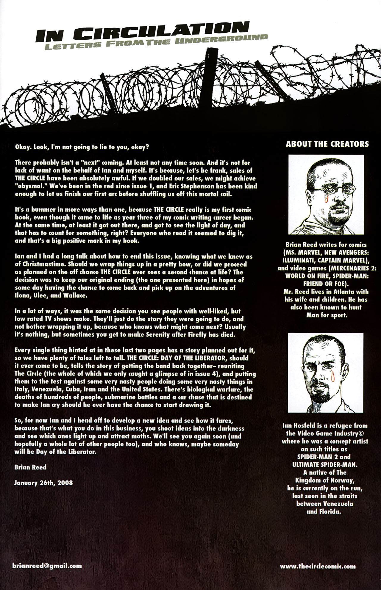 Read online The Circle (2007) comic -  Issue #5 - 25
