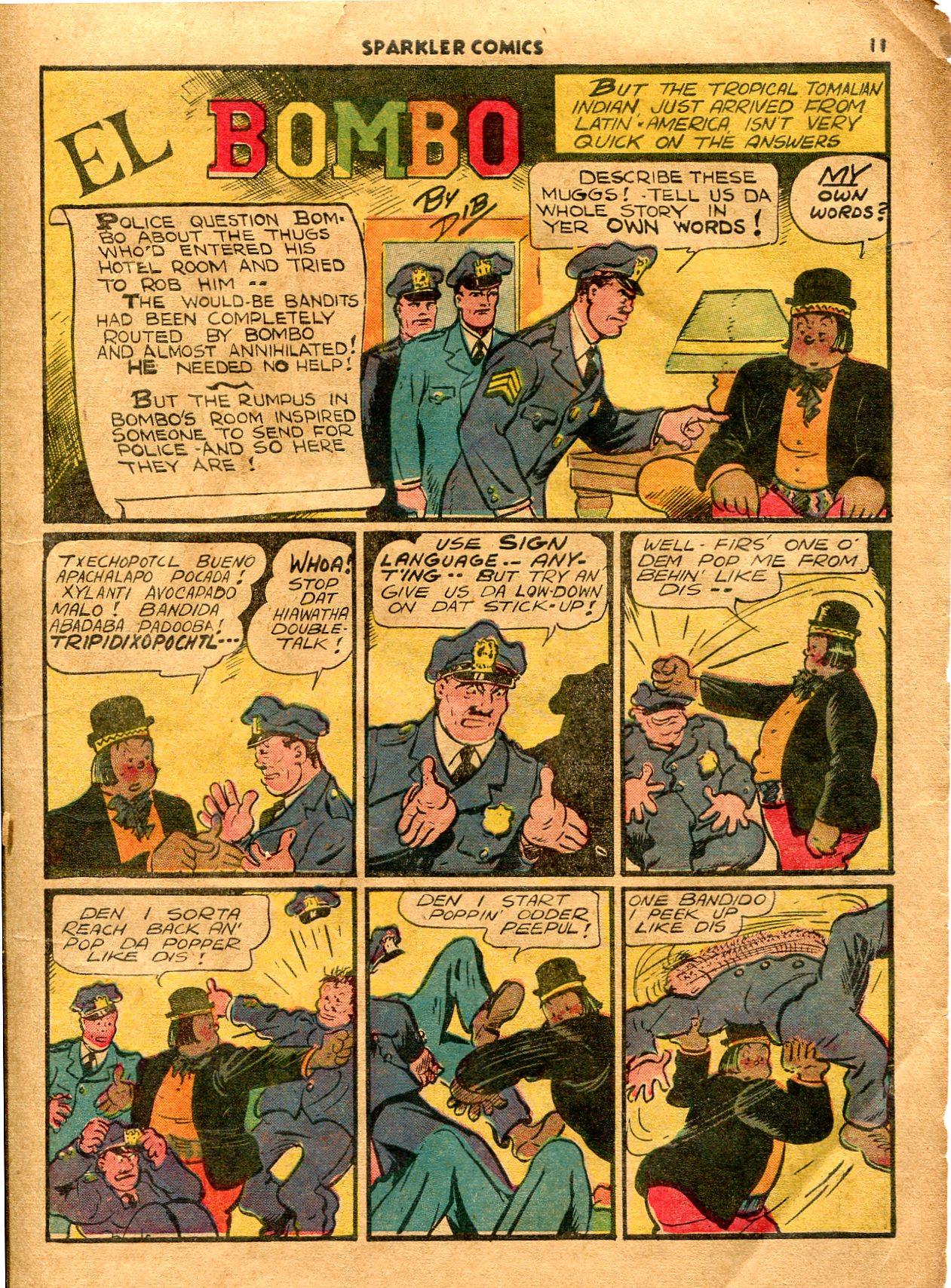 Read online Sparkler Comics comic -  Issue #4 - 12