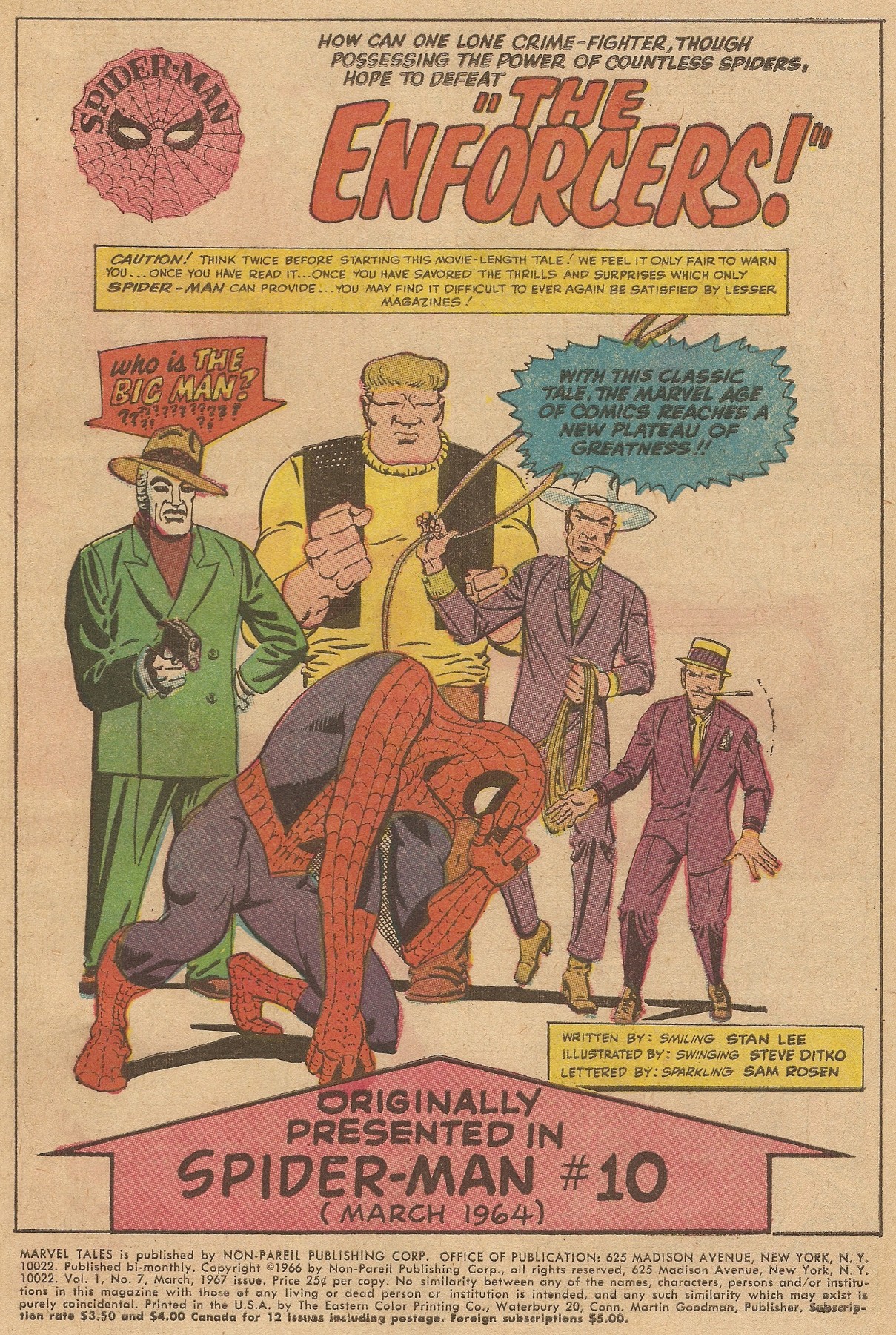 Read online Marvel Tales (1964) comic -  Issue #7 - 3