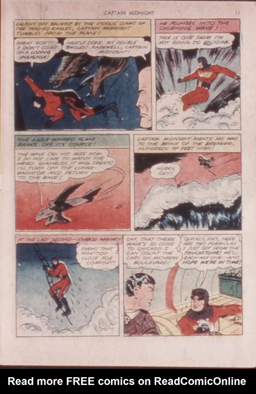 Read online Captain Midnight (1942) comic -  Issue #14 - 10