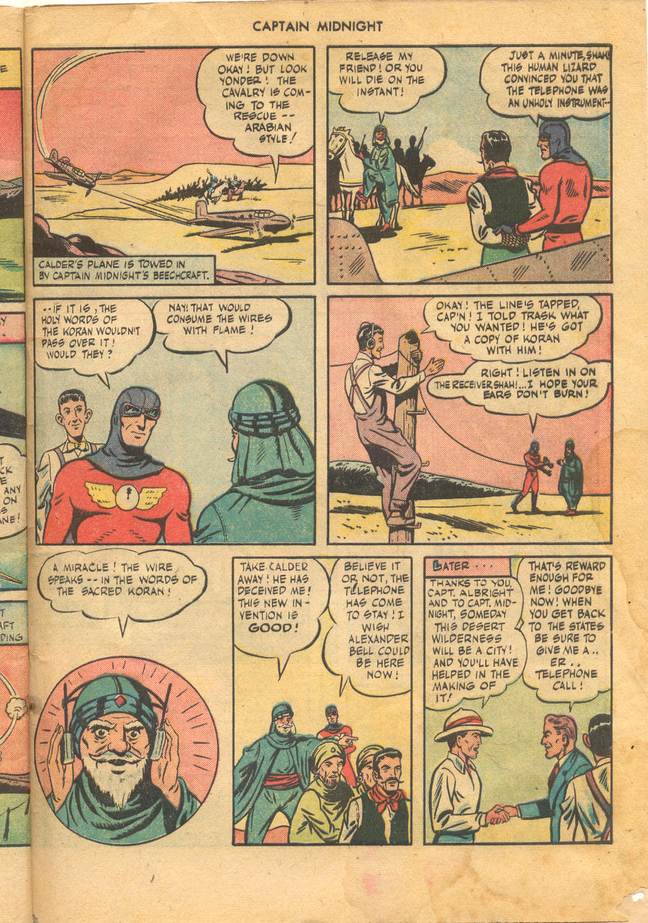 Read online Captain Midnight (1942) comic -  Issue #51 - 49