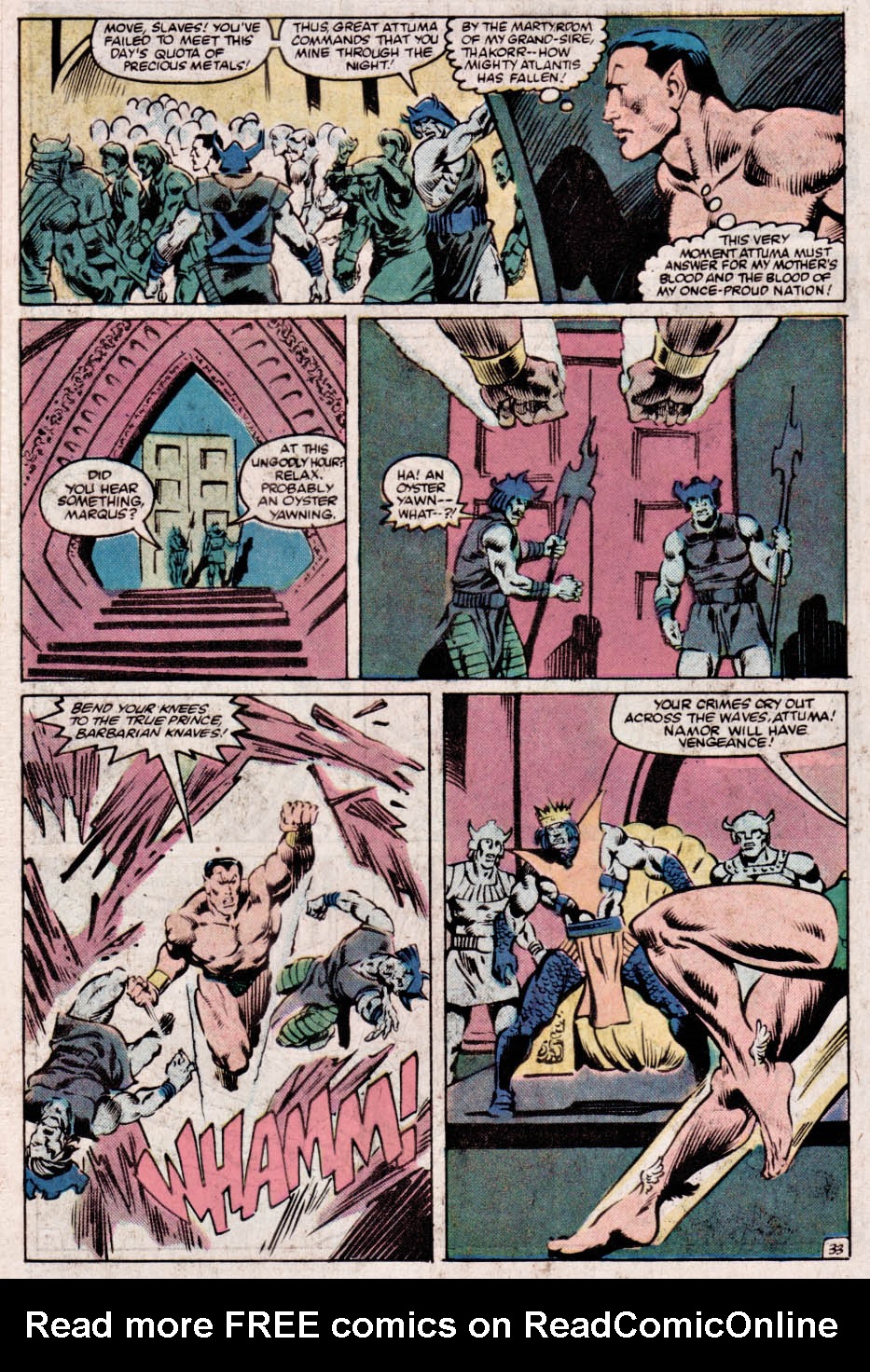 Read online What If? (1977) comic -  Issue #41 - The Sub-mariner had saved Atlantis from its destiny - 33