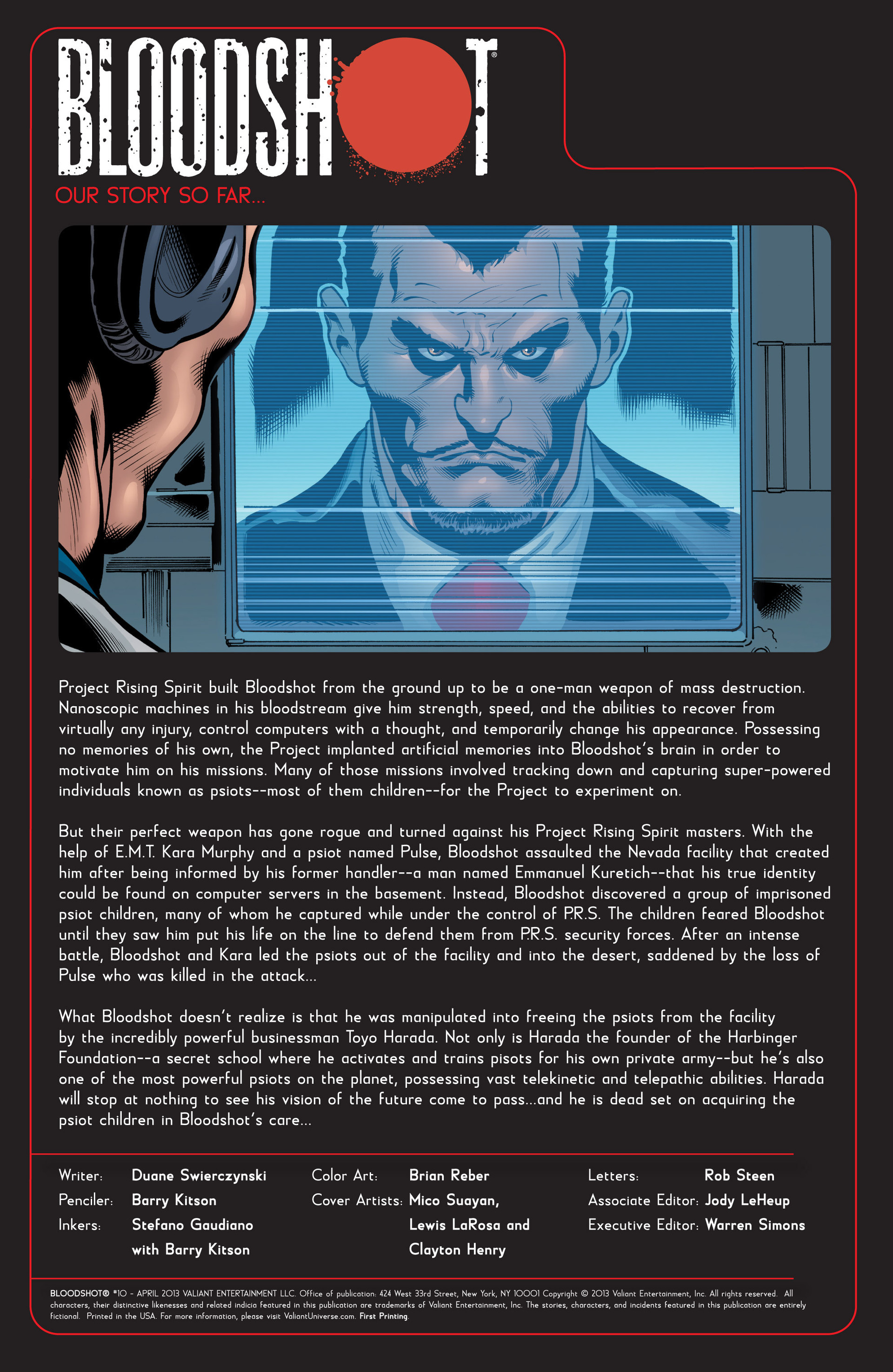 Read online Bloodshot (2012) comic -  Issue #10 - 2