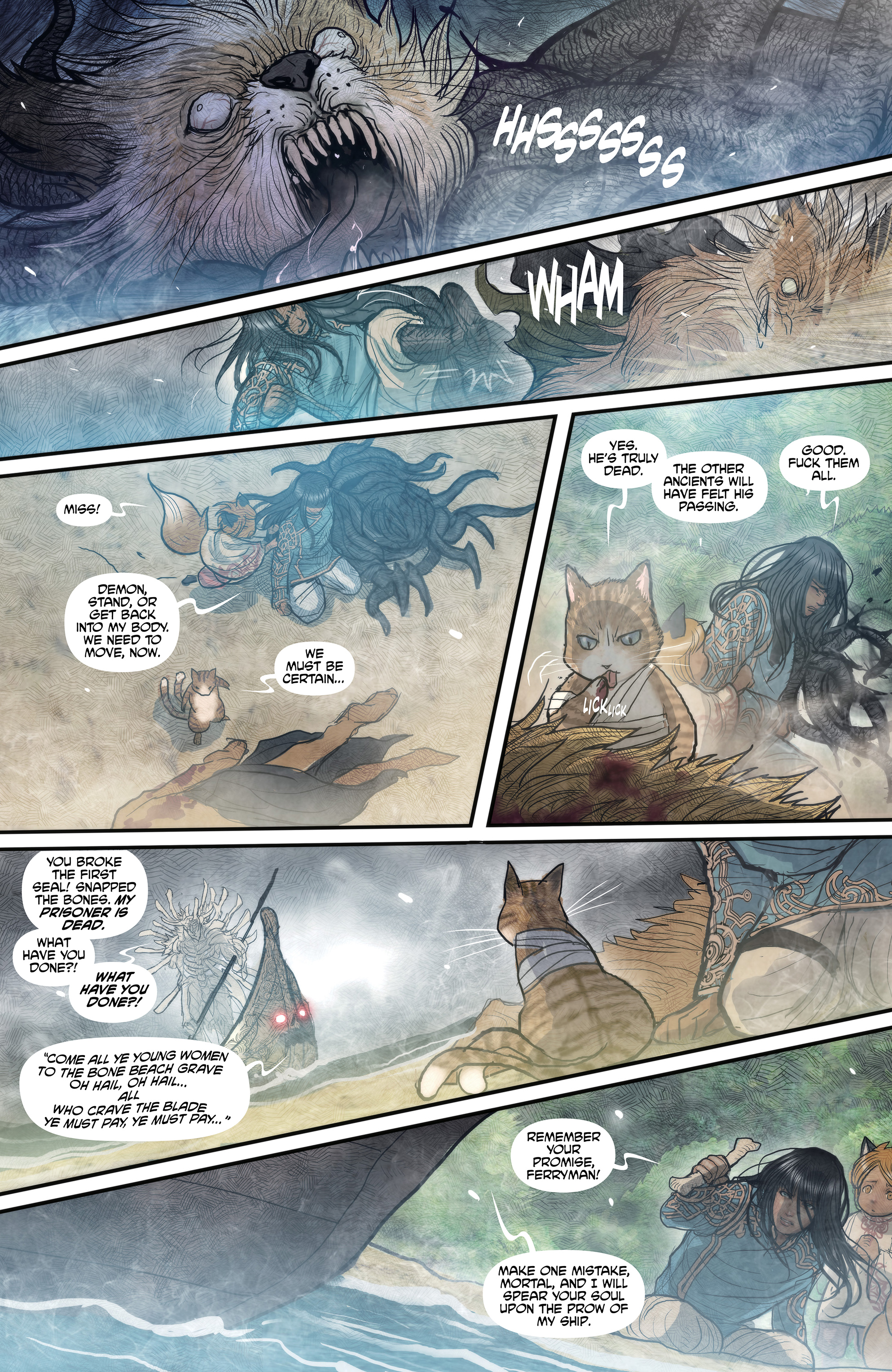 Read online Monstress comic -  Issue #12 - 14