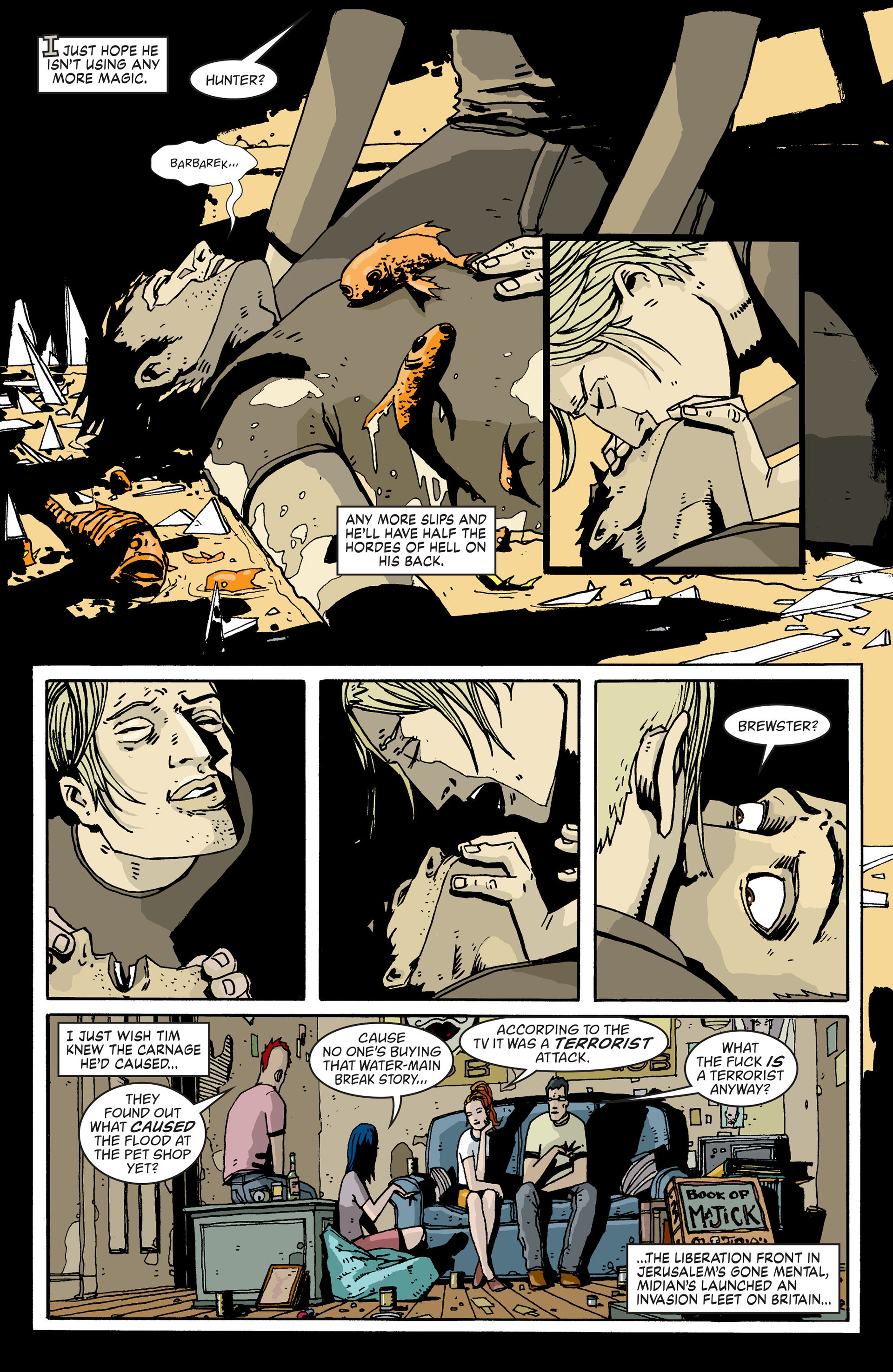 Read online Books of Magick: Life During Wartime comic -  Issue #3 - 3