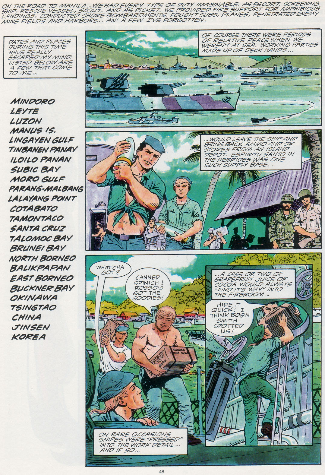 Read online Marvel Graphic Novel comic -  Issue #30 - A Sailor's Story - 53