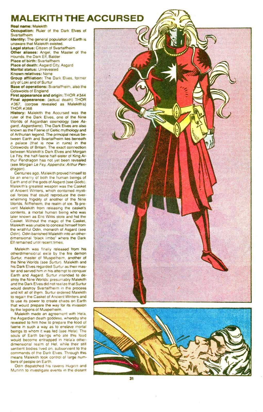 The Official Handbook of the Marvel Universe Deluxe Edition issue 18 - Page 33