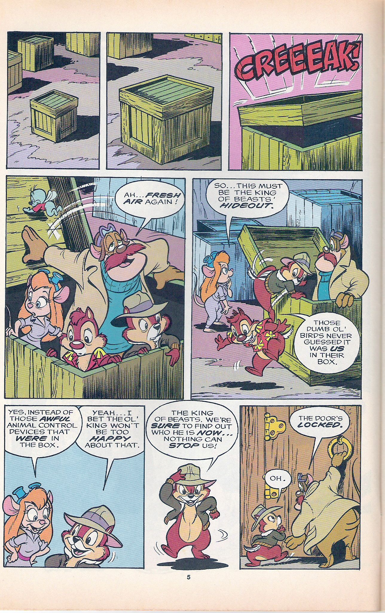 Read online Disney's Chip 'N Dale Rescue Rangers comic -  Issue #5 - 8
