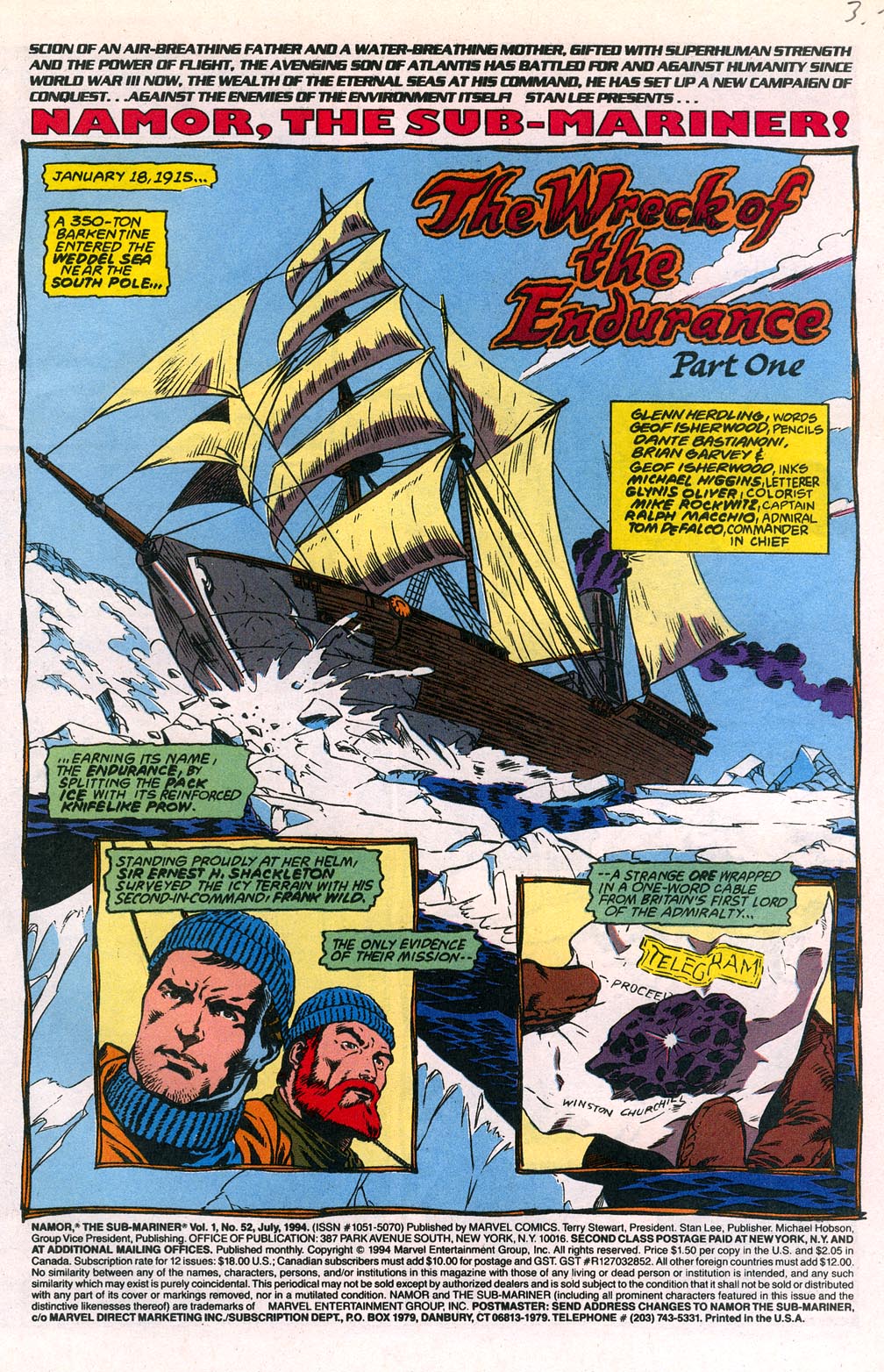 Read online Namor, The Sub-Mariner comic -  Issue #52 - 2