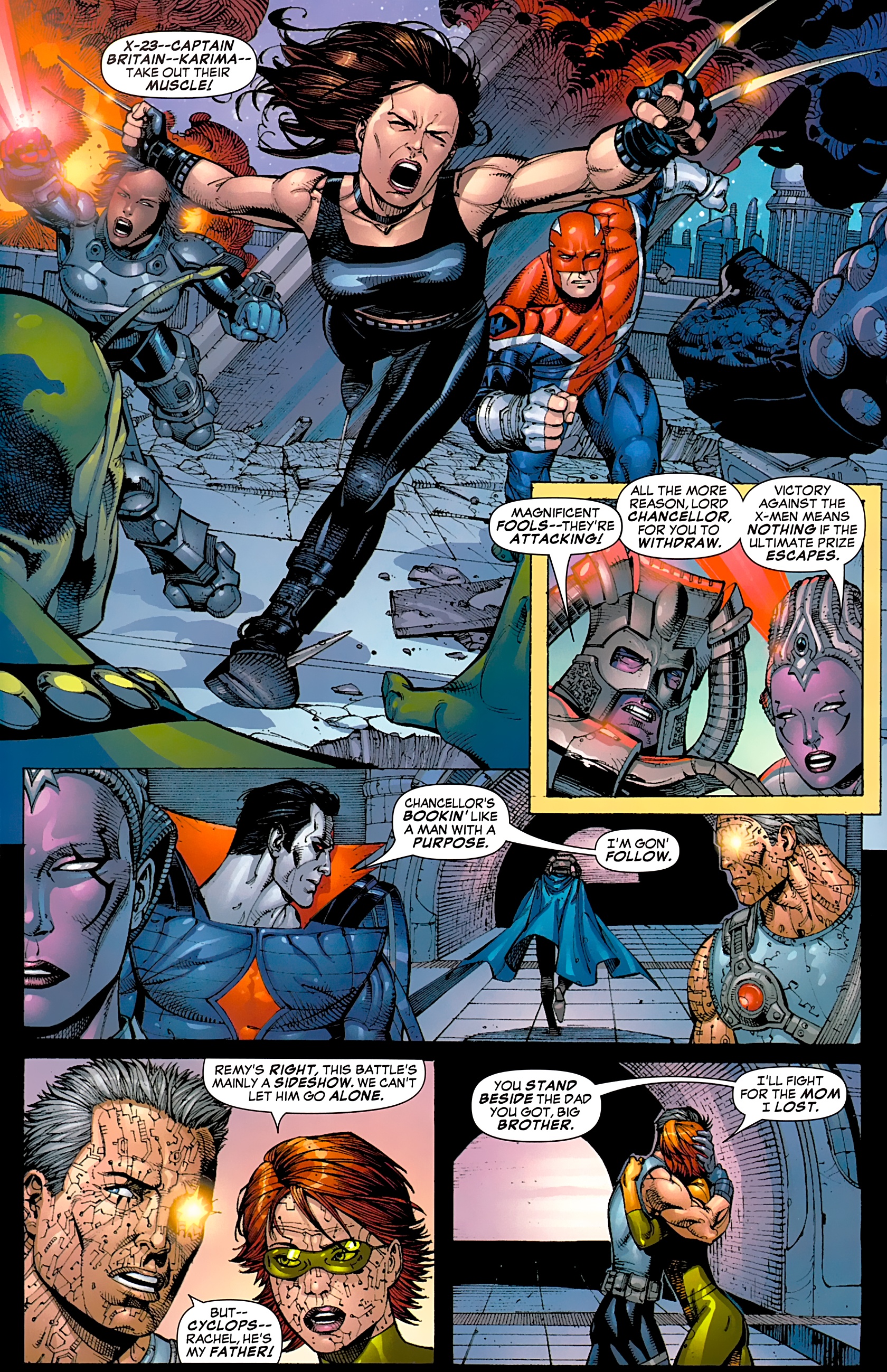 Read online X-Men: The End: Book 3: Men & X-Men comic -  Issue #3 - 7