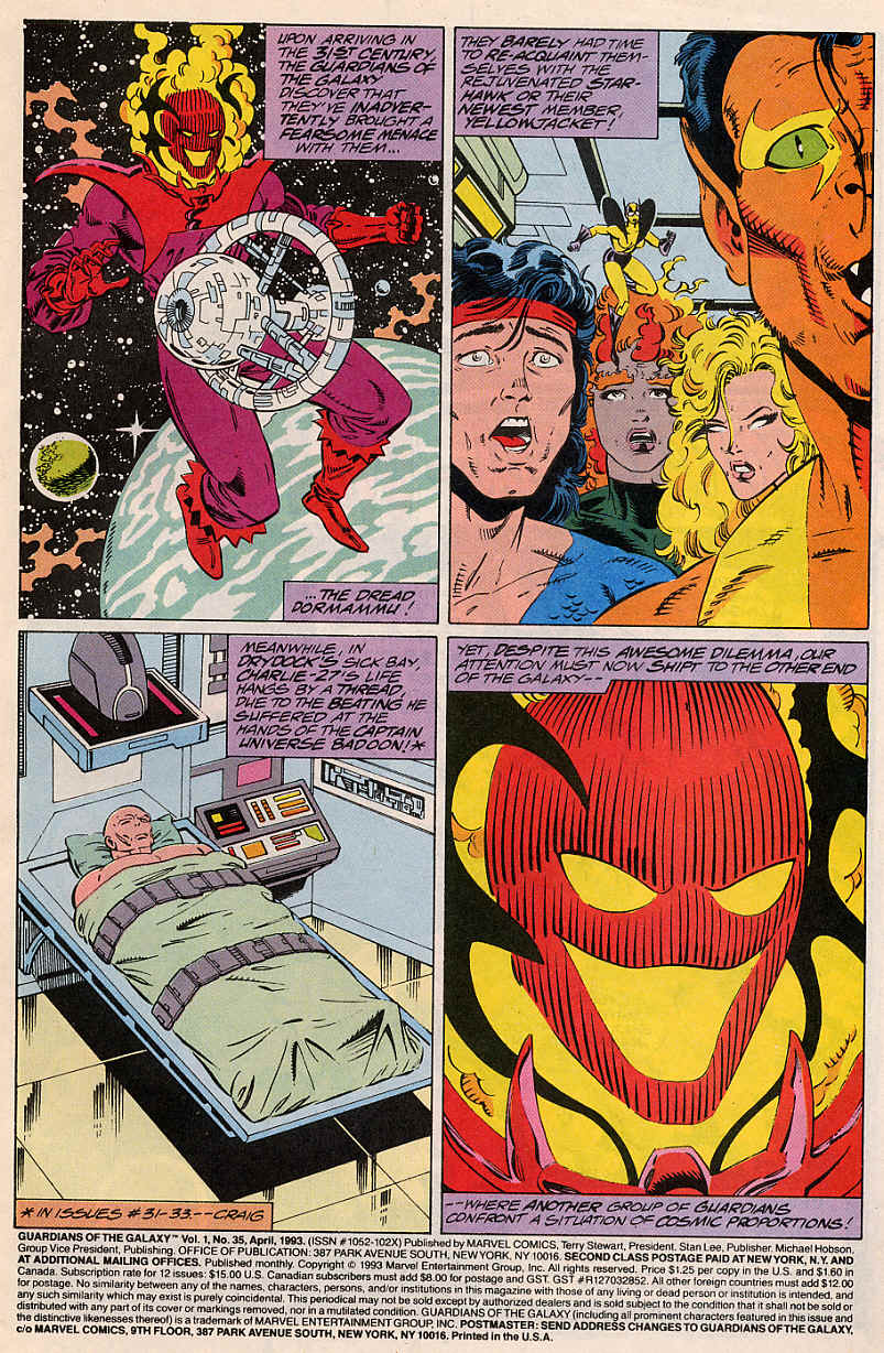 Guardians of the Galaxy (1990) issue 35 - Page 2