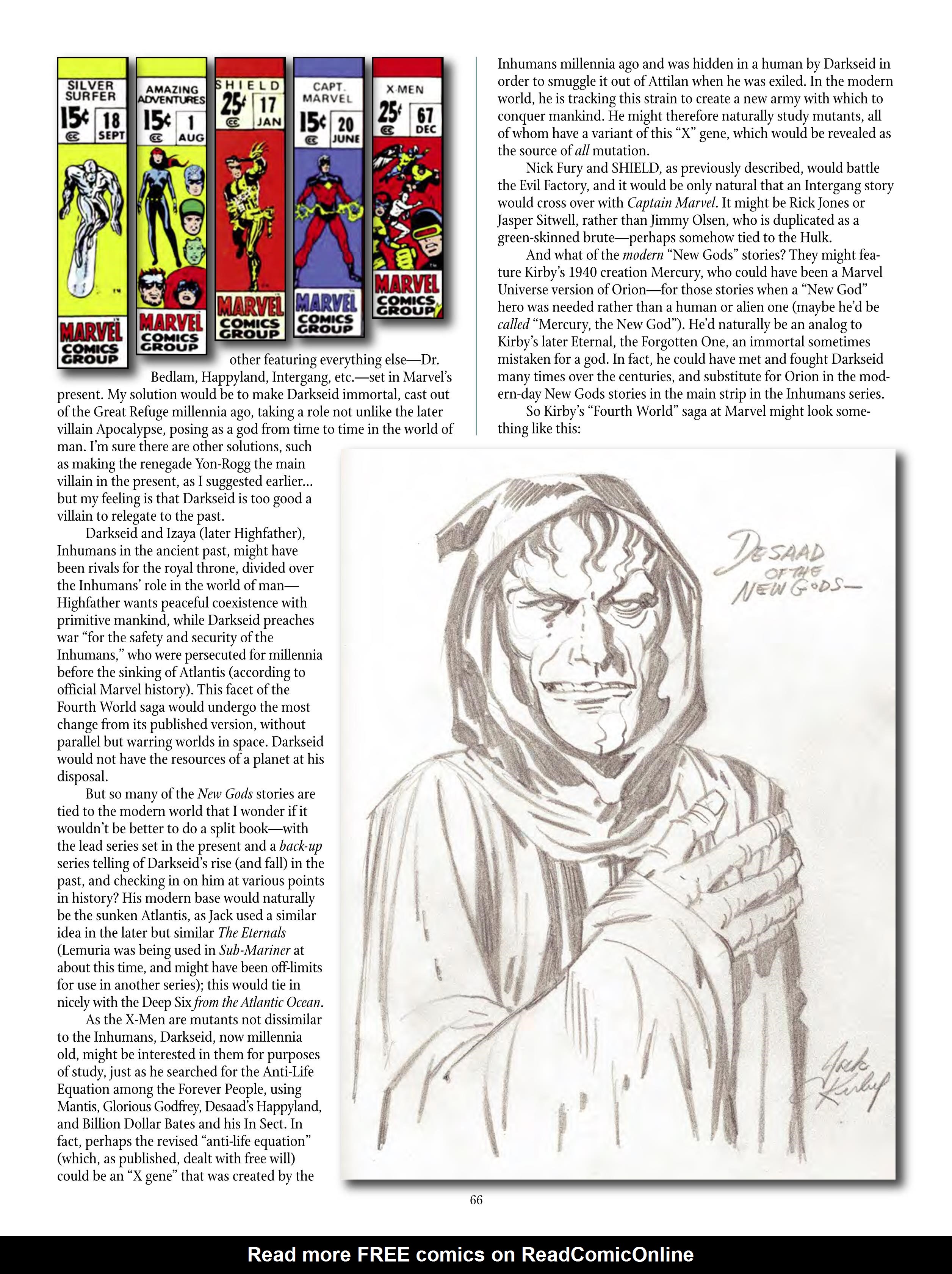 Read online The Jack Kirby Collector comic -  Issue #68 - 68