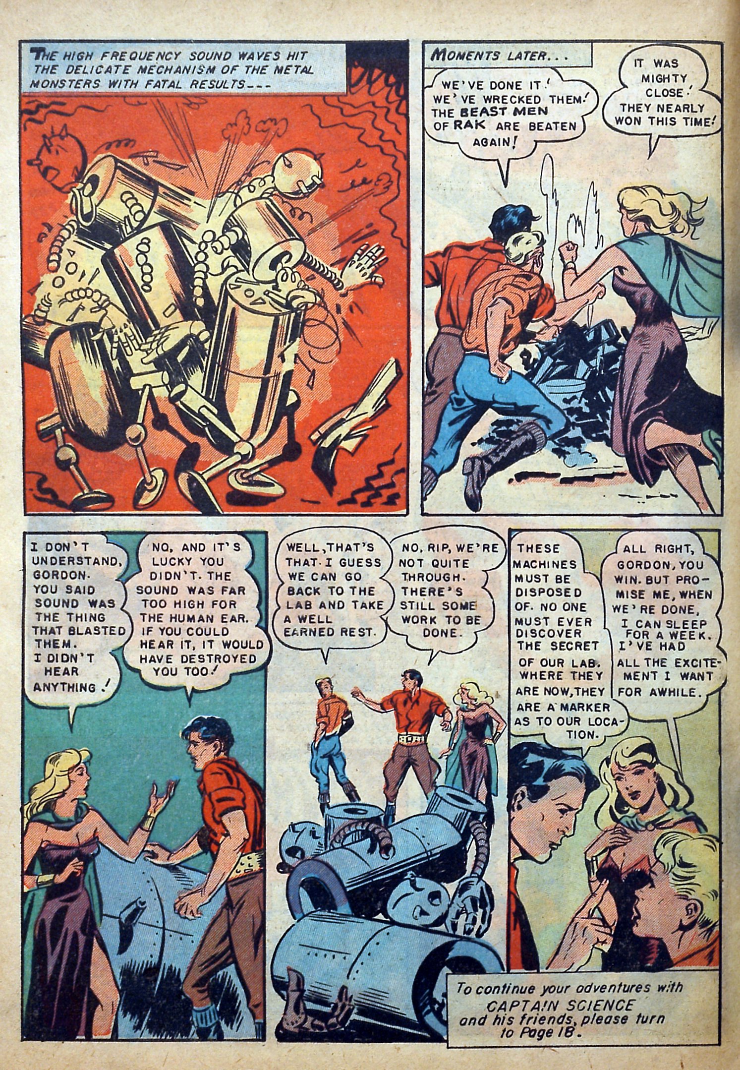 Read online Captain Science comic -  Issue #3 - 10