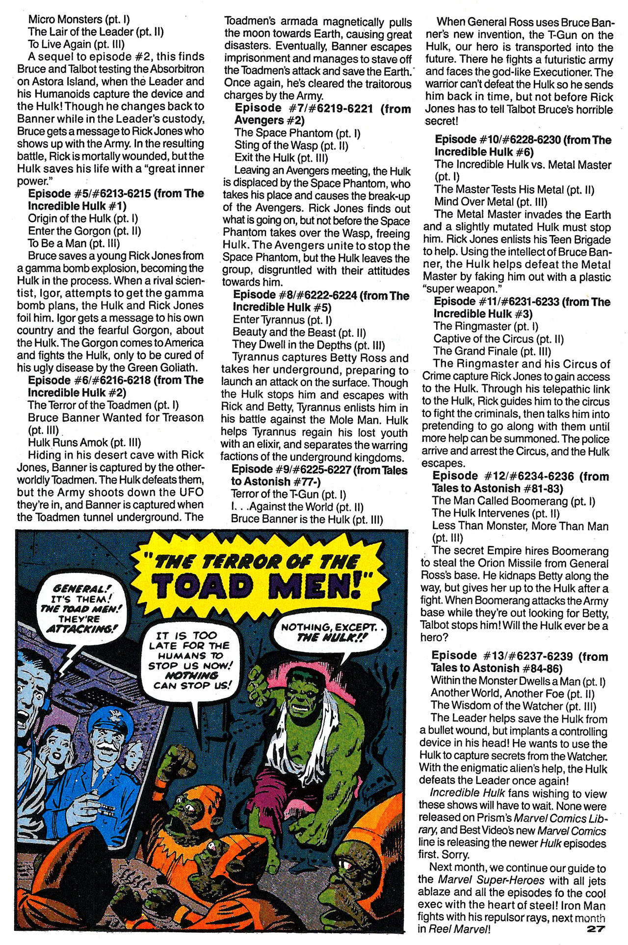 Read online Marvel Age comic -  Issue #109 - 29