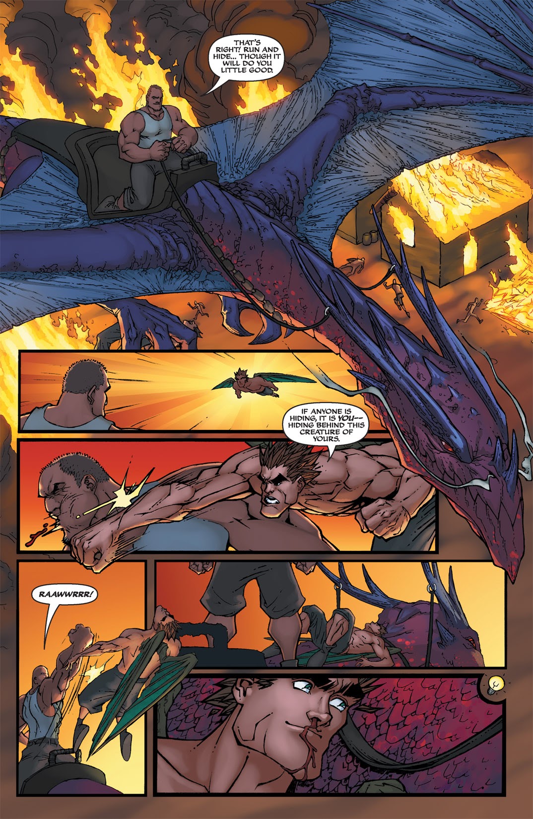 Read online Michael Turner's Soulfire: Shadow Magic comic -  Issue #5 - 7
