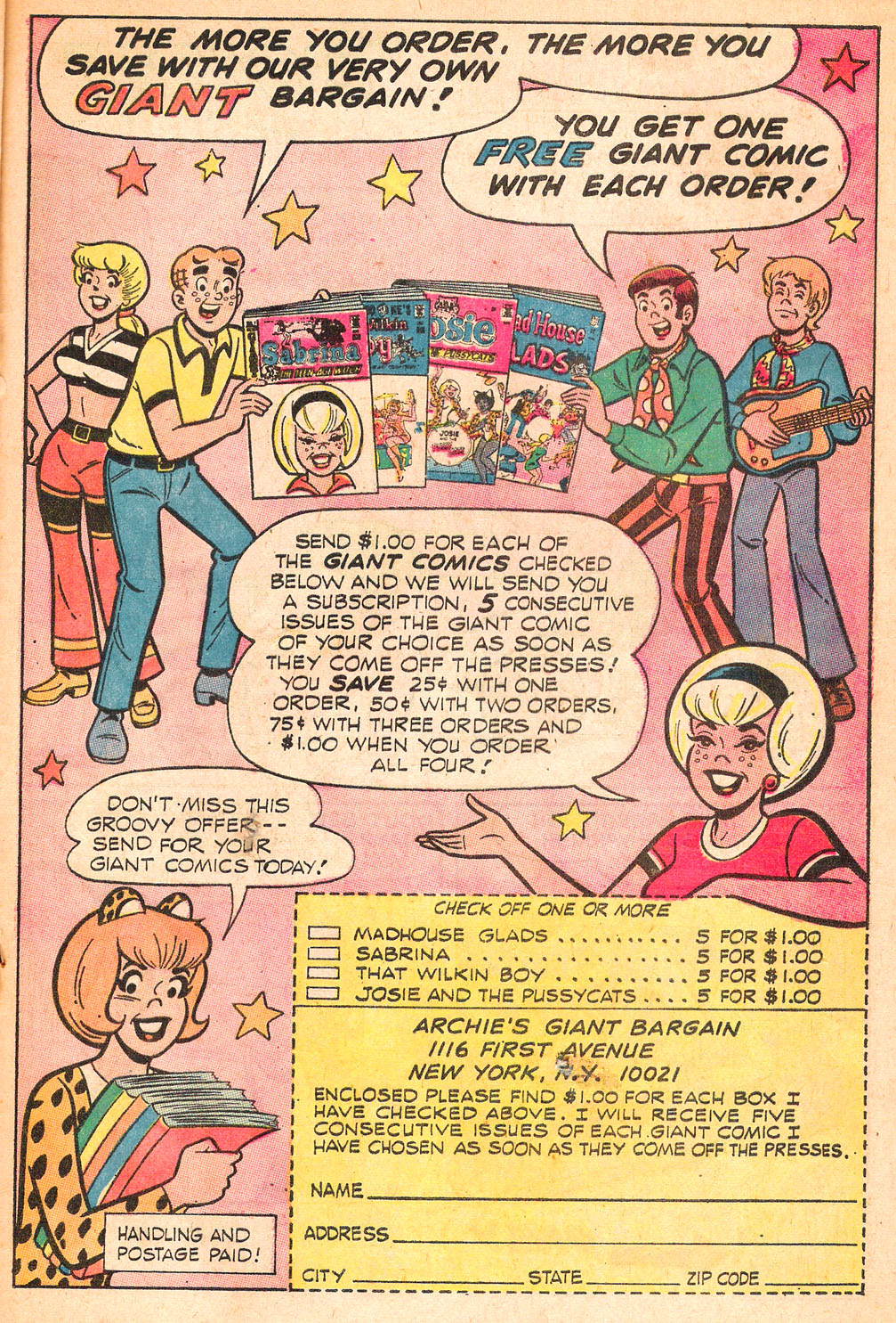 Read online Sabrina The Teenage Witch (1971) comic -  Issue #2 - 25