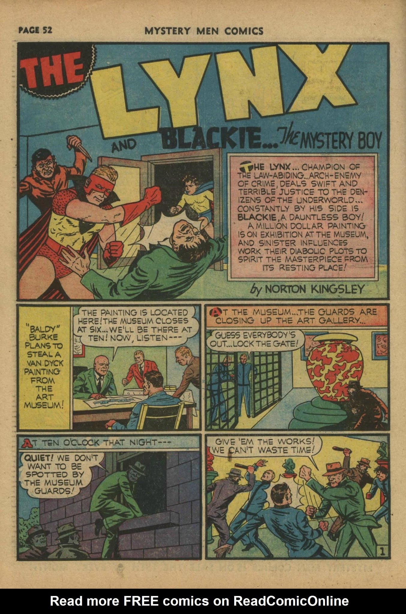 Read online Mystery Men Comics comic -  Issue #19 - 54