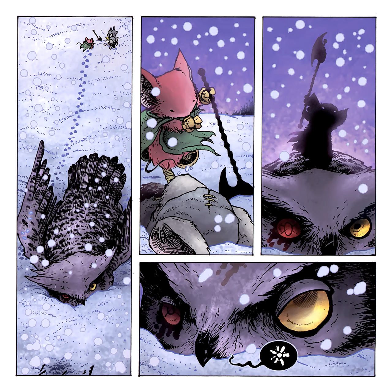 Read online Mouse Guard: Winter 1152 comic -  Issue #6 - 5