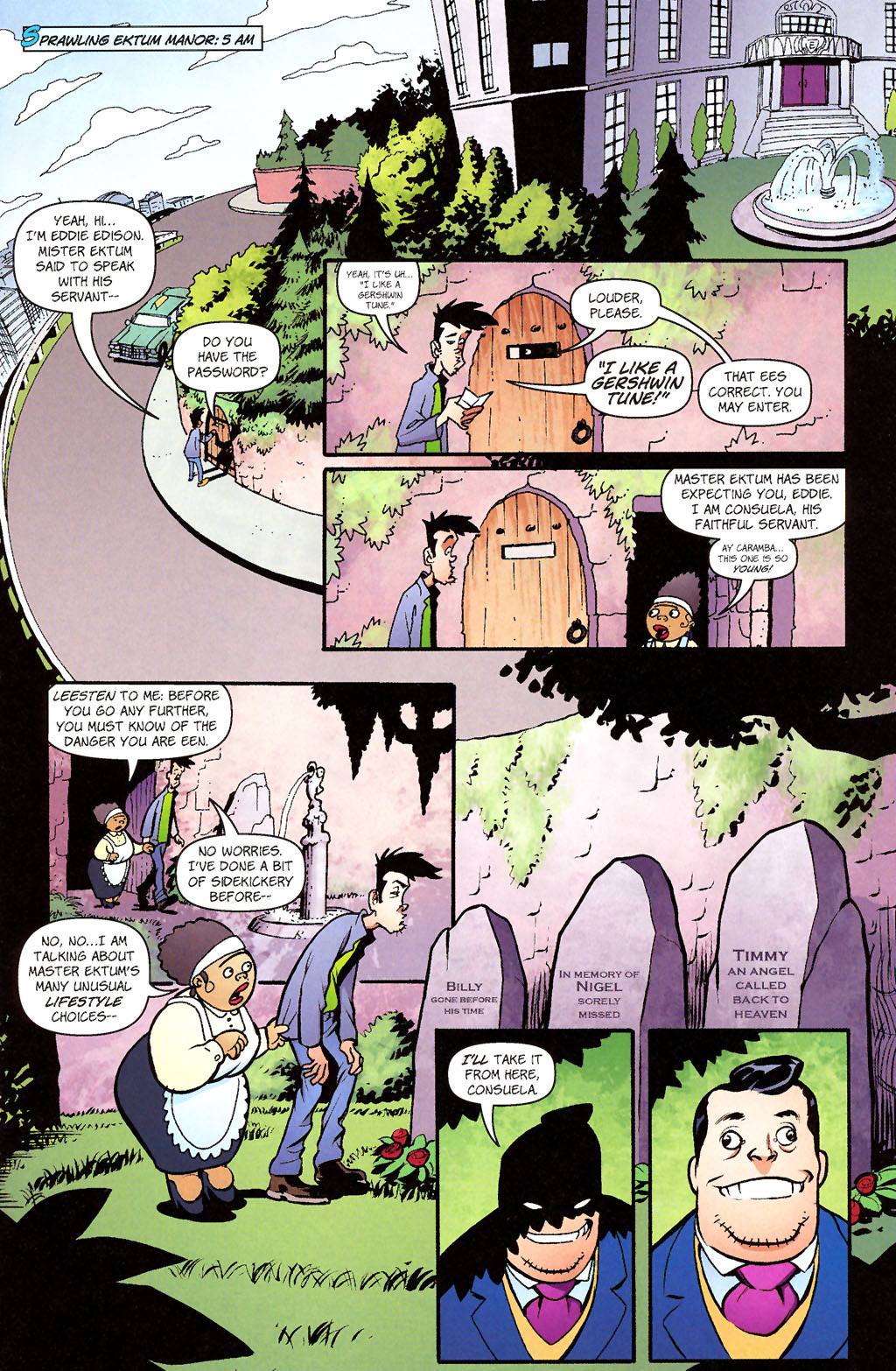 Read online Paul Jenkins' Sidekick comic -  Issue #3 - 5
