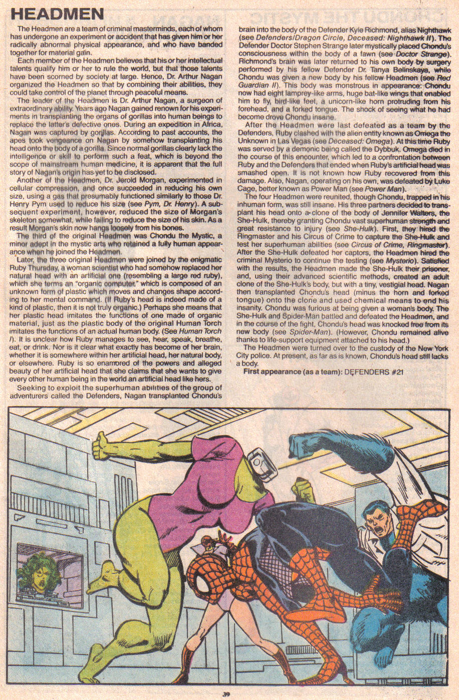 Read online The Official Handbook of the Marvel Universe: Update '89 comic -  Issue #3 - 41