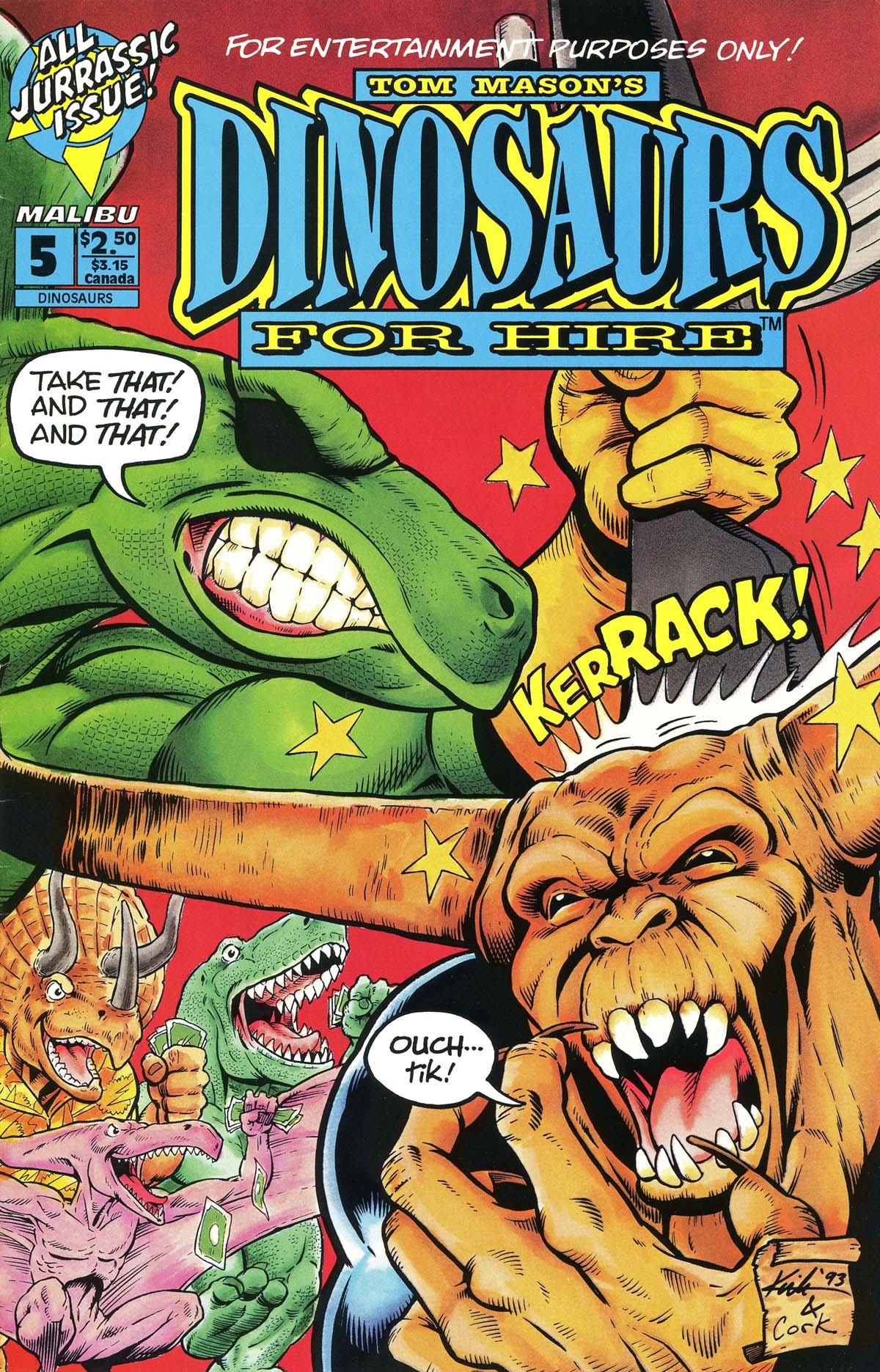 Read online Dinosaurs For Hire comic -  Issue #5 - 1