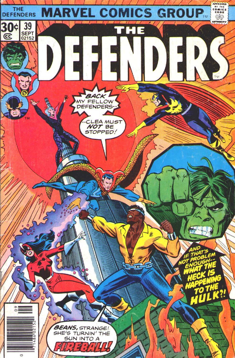 Read online The Defenders (1972) comic -  Issue #39 - 1