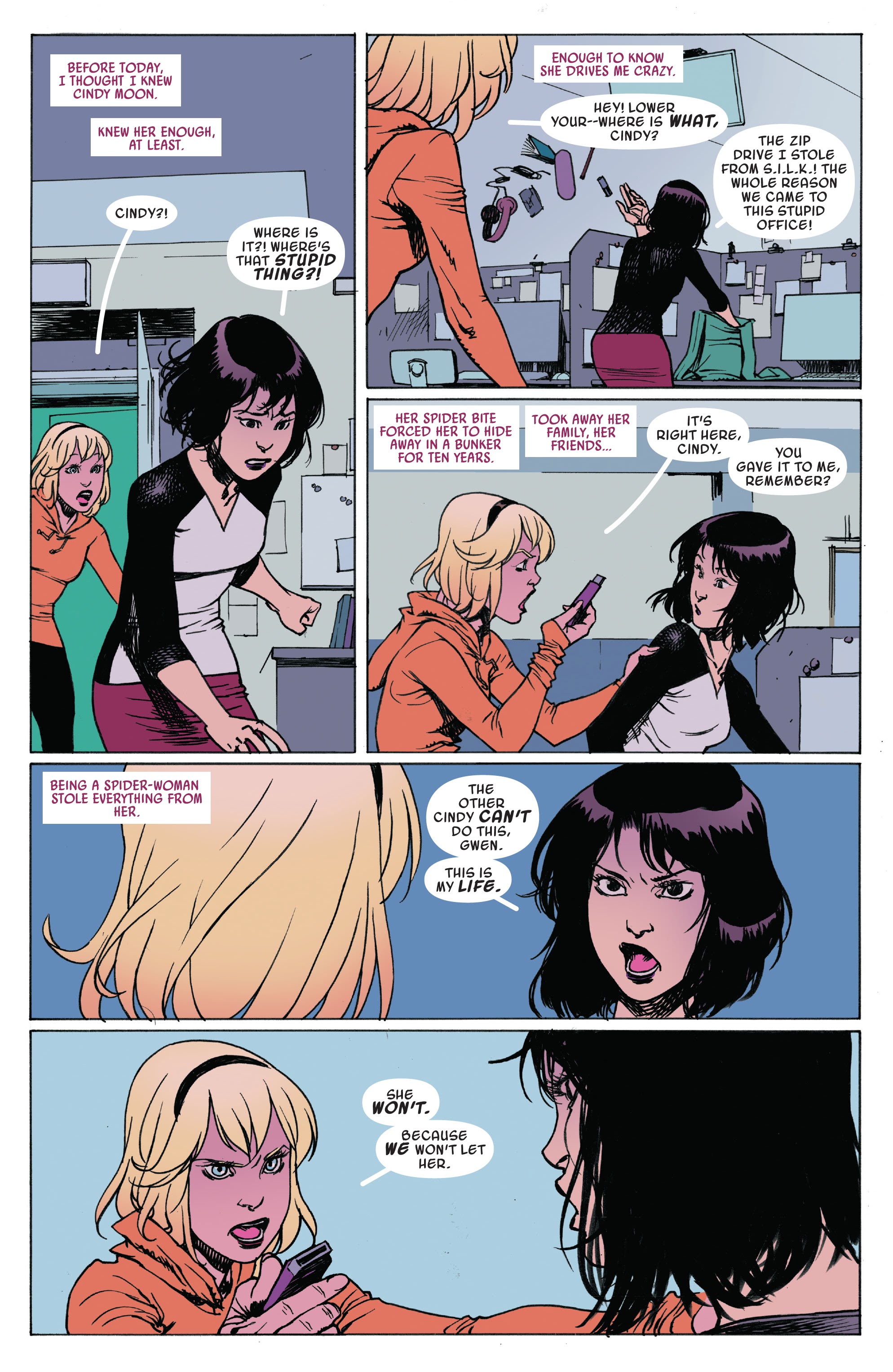 Read online Silk: Out of the Spider-Verse comic -  Issue # TPB 2 (Part 3) - 16