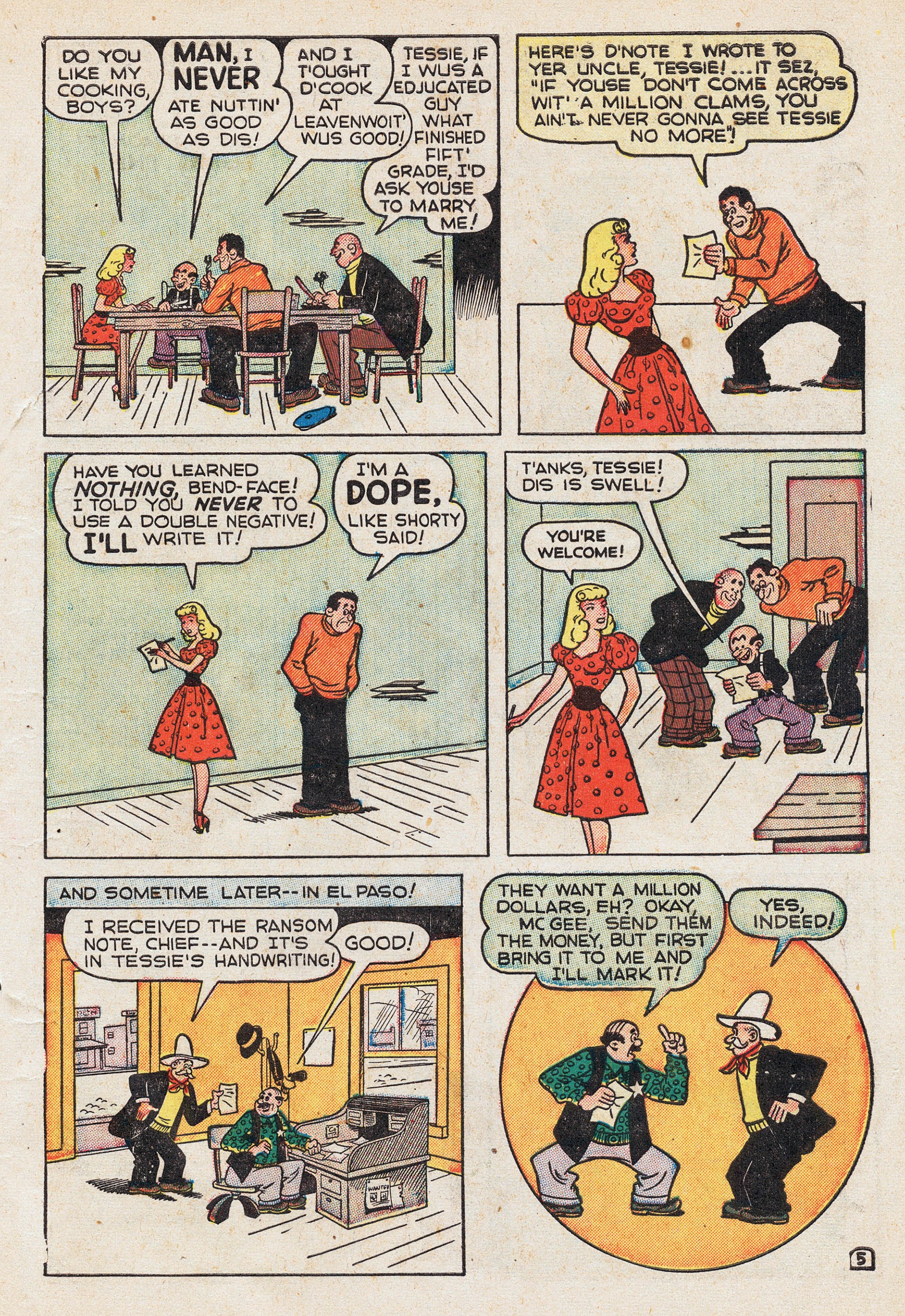 Read online Tessie the Typist comic -  Issue #22 - 7