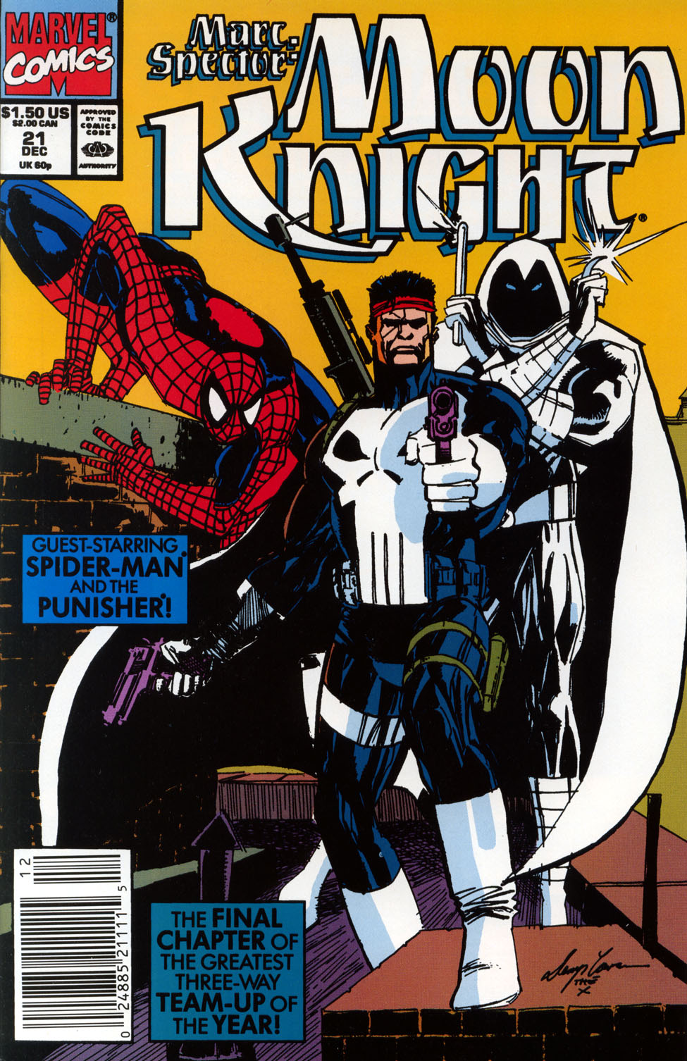Read online Marc Spector: Moon Knight comic -  Issue #21 - 1
