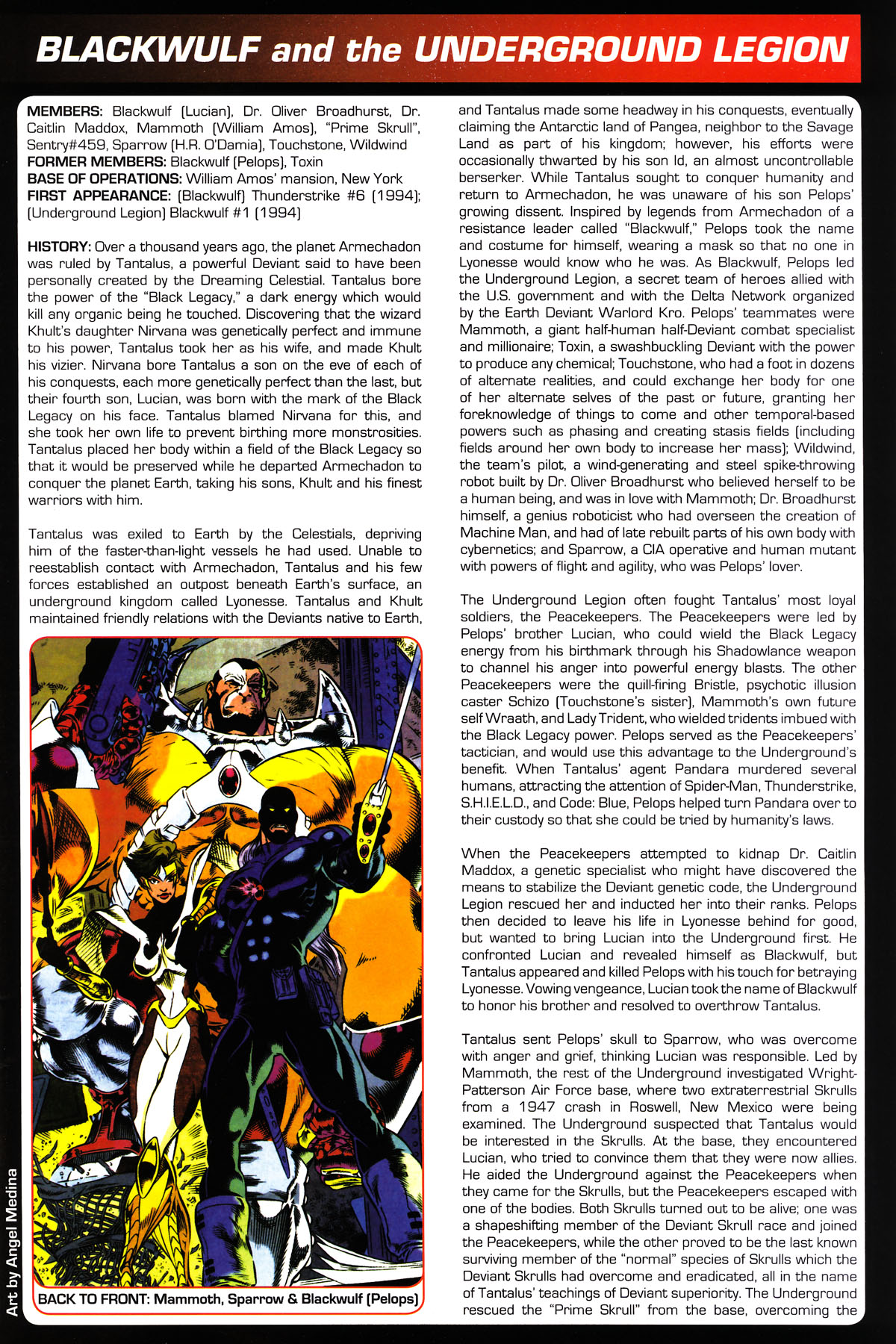Read online Marvel Legacy:  The 1990's Handbook comic -  Issue # Full - 7