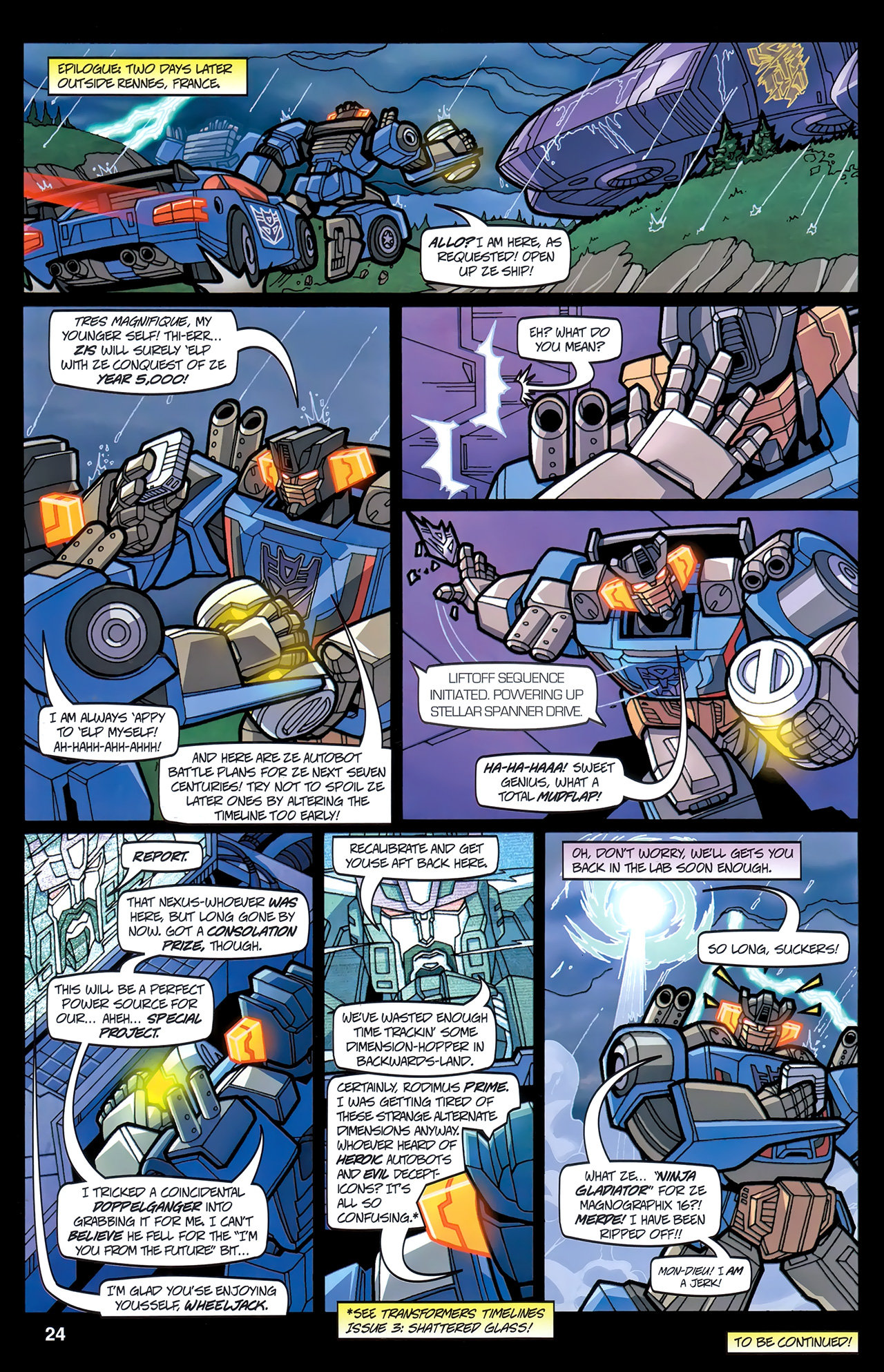 Read online Transformers: Timelines comic -  Issue #5 - 26