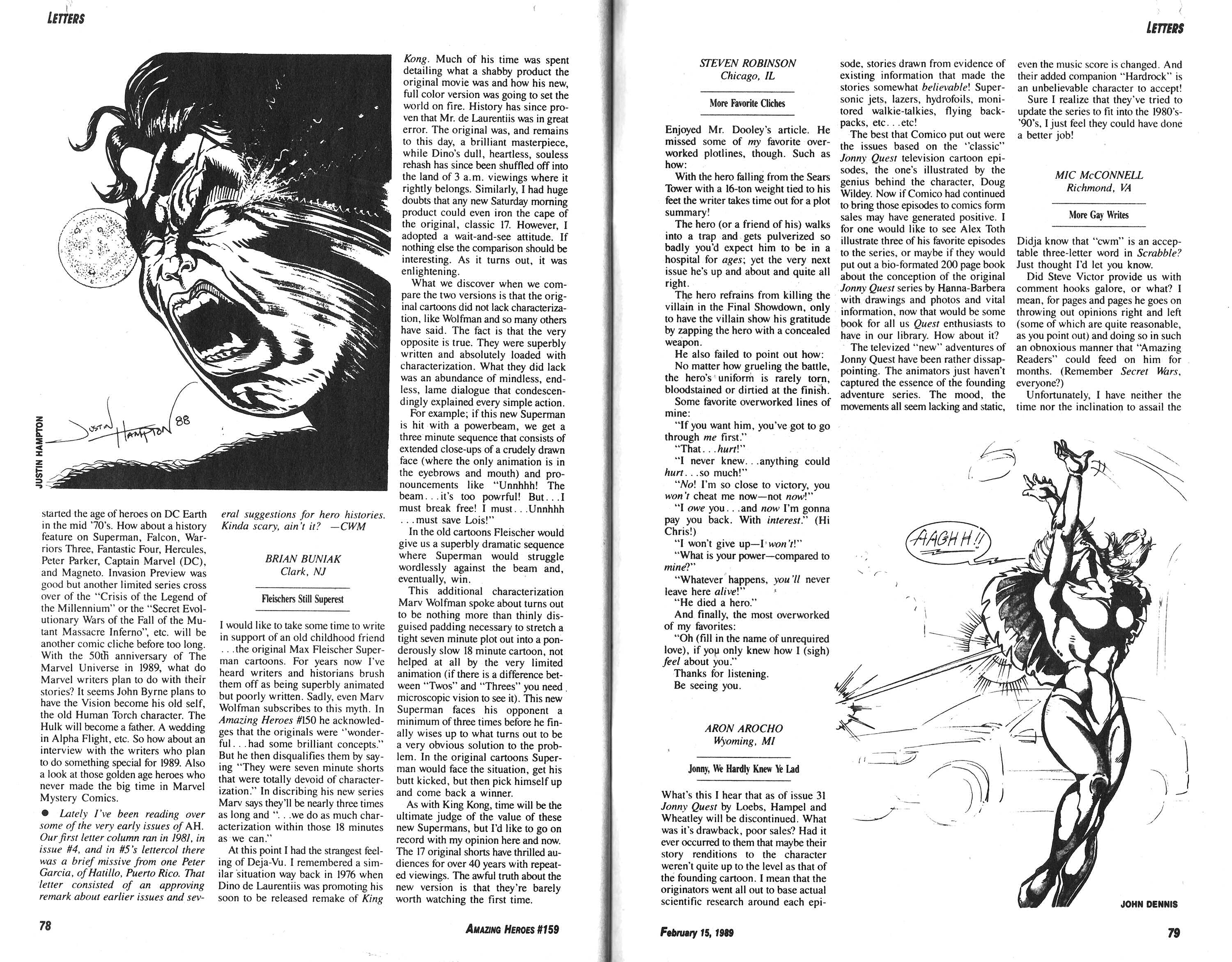 Read online Amazing Heroes comic -  Issue #159 - 40