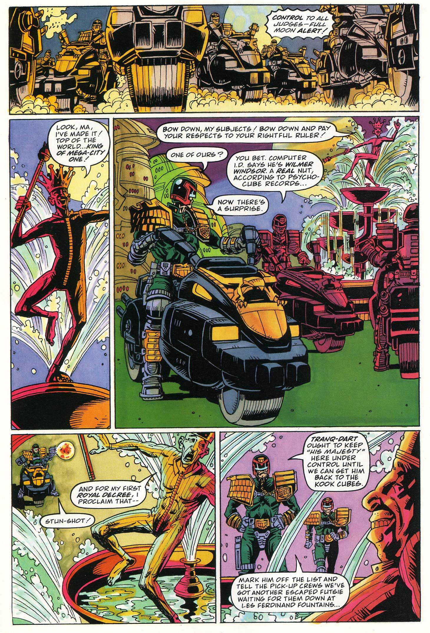 Read online Judge Dredd Lawman of the Future comic -  Issue #6 - 20