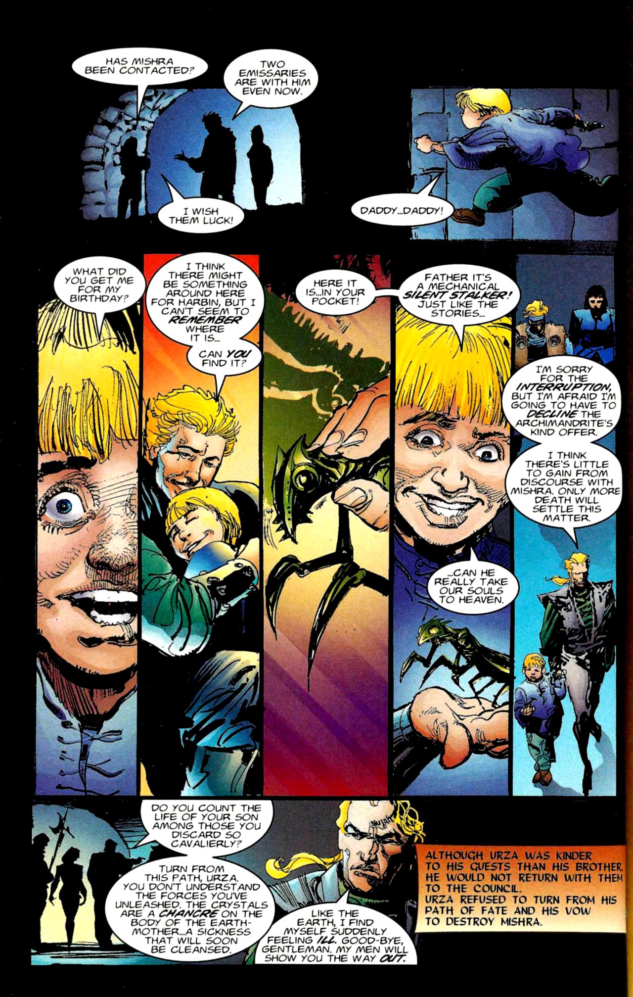Read online Urza-Mishra War on the World of Magic: The Gathering comic -  Issue #2 - 14
