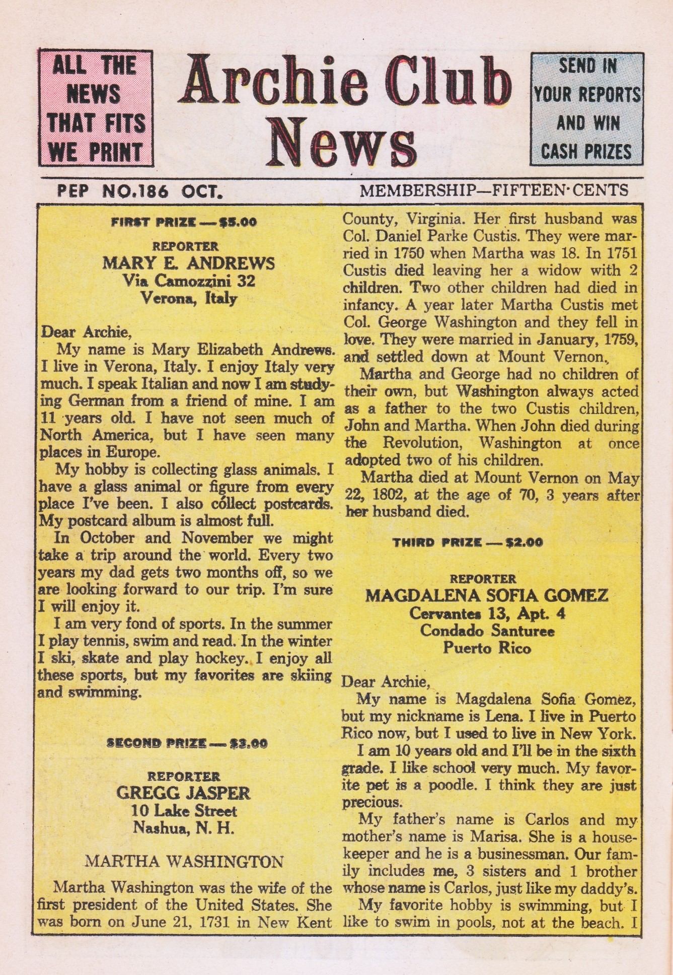 Read online Pep Comics comic -  Issue #186 - 10