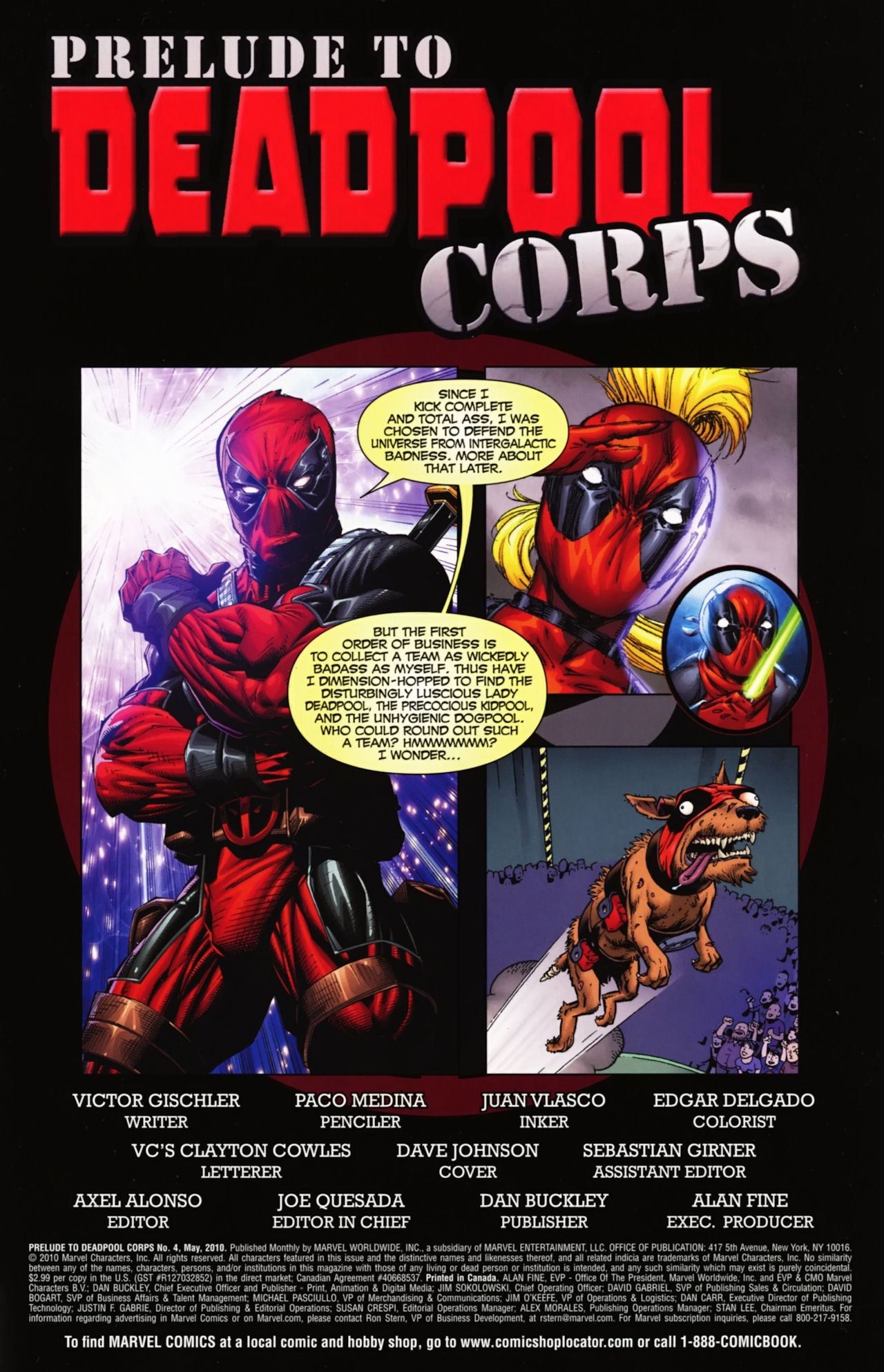 Read online Prelude to Deadpool Corps comic -  Issue #4 - 2