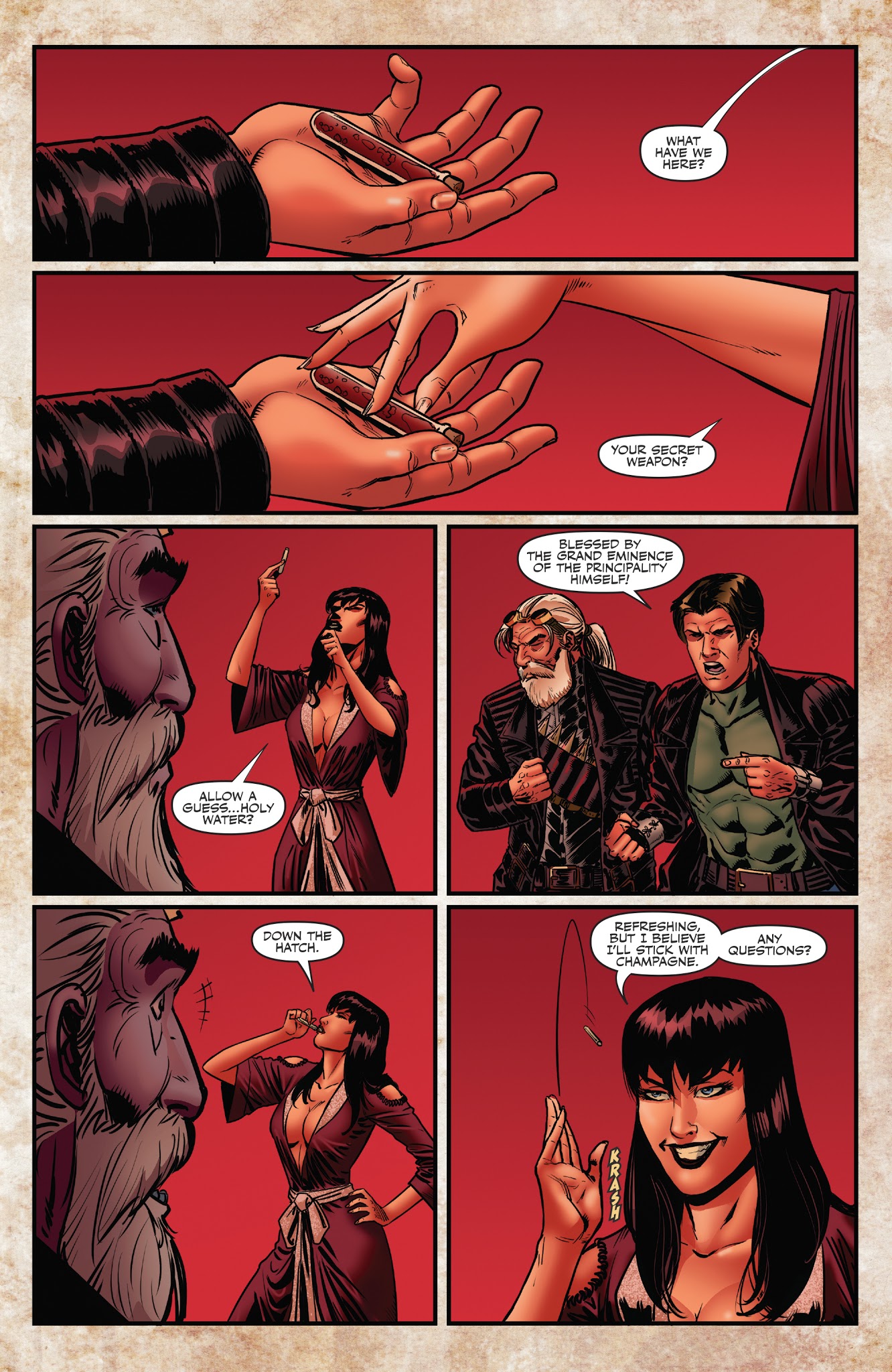 Read online Legenderry: Vampirella comic -  Issue # _TPB - 71