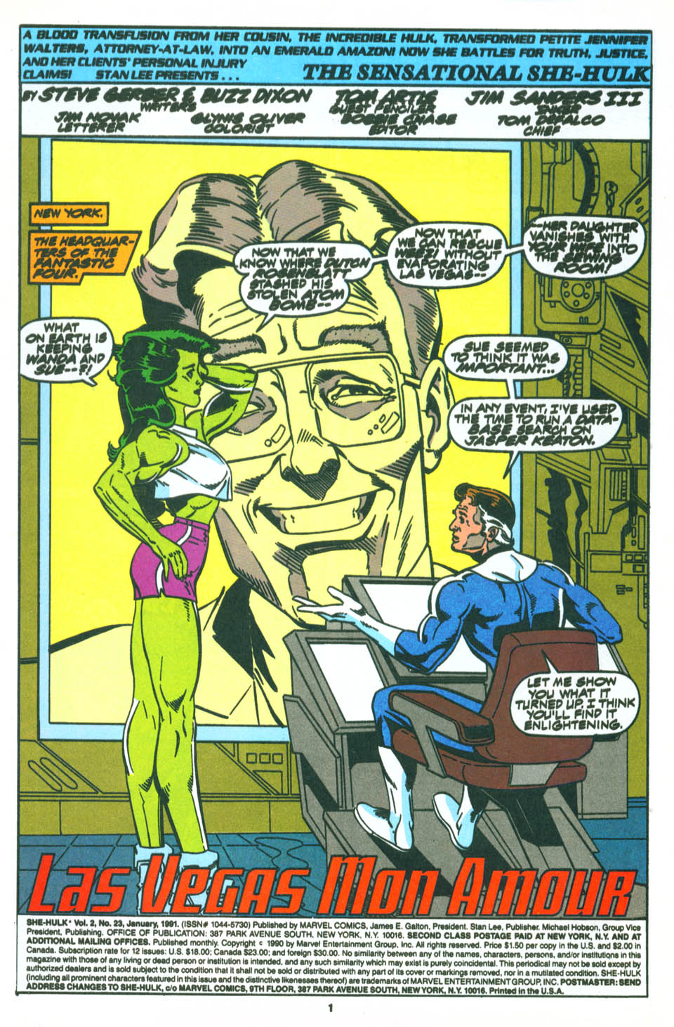 Read online The Sensational She-Hulk comic -  Issue #23 - 2
