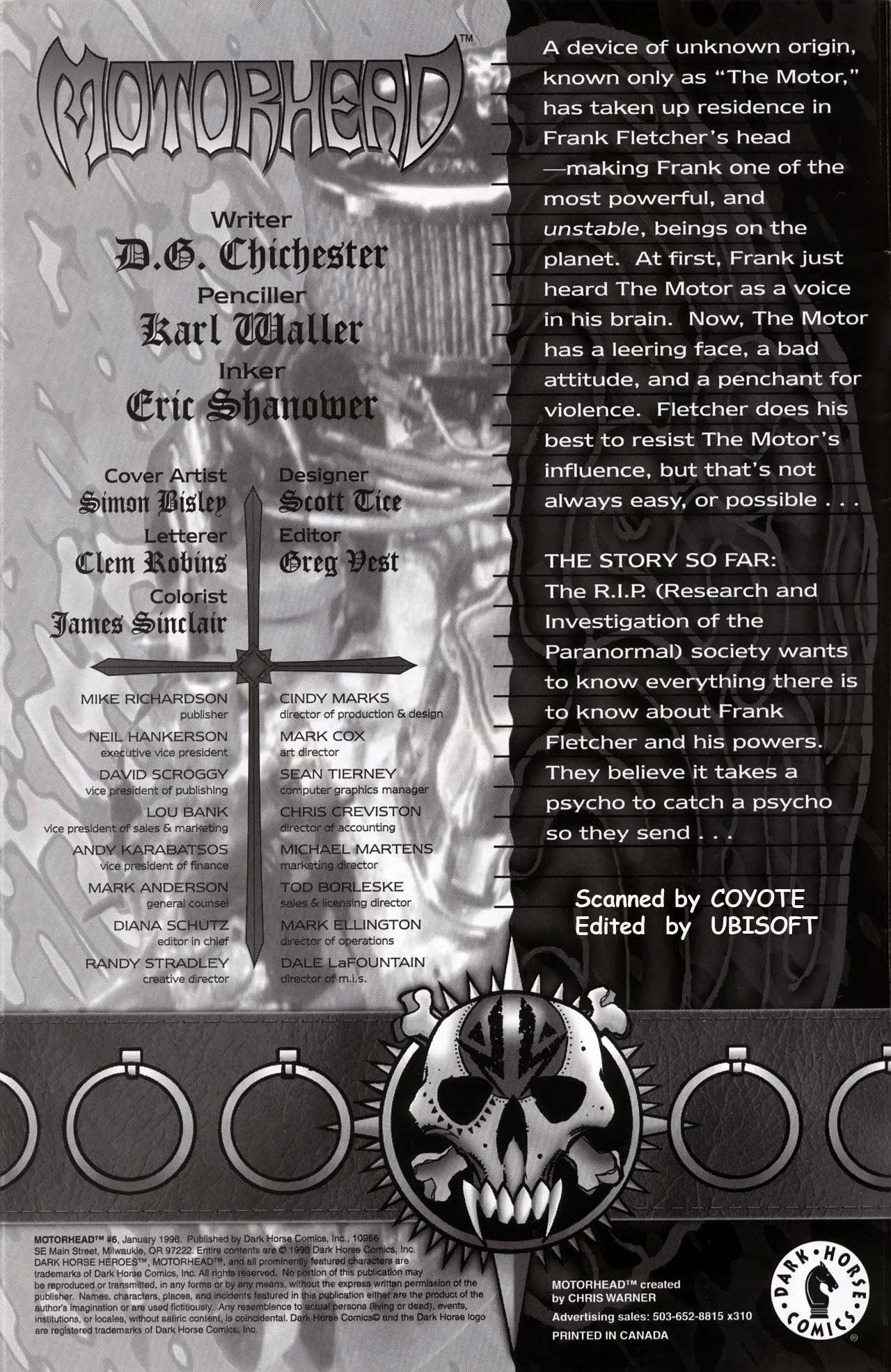 Read online Motorhead comic -  Issue #6 - 2