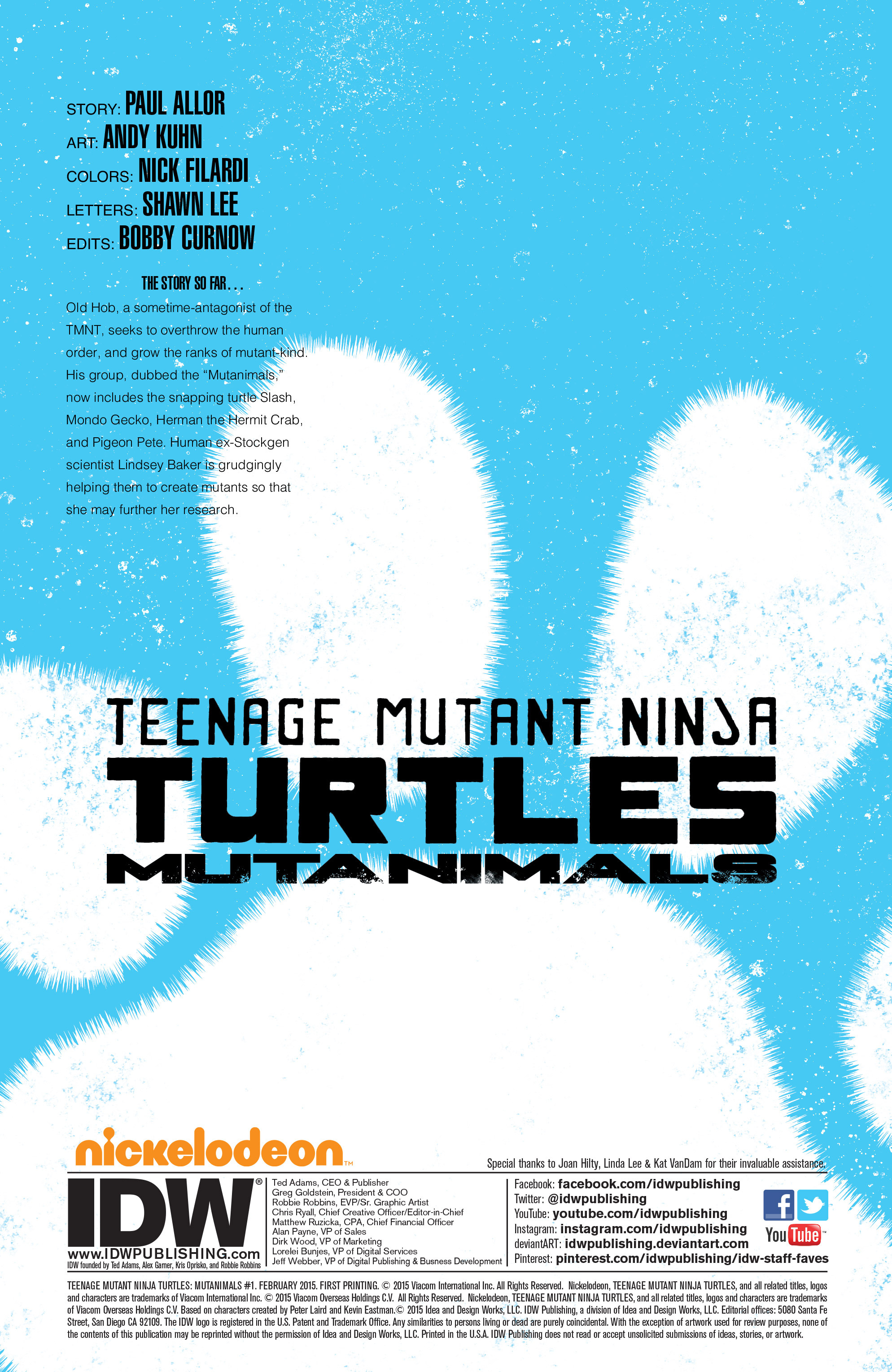 Read online Teenage Mutant Ninja Turtles: Mutanimals comic -  Issue #1 - 2